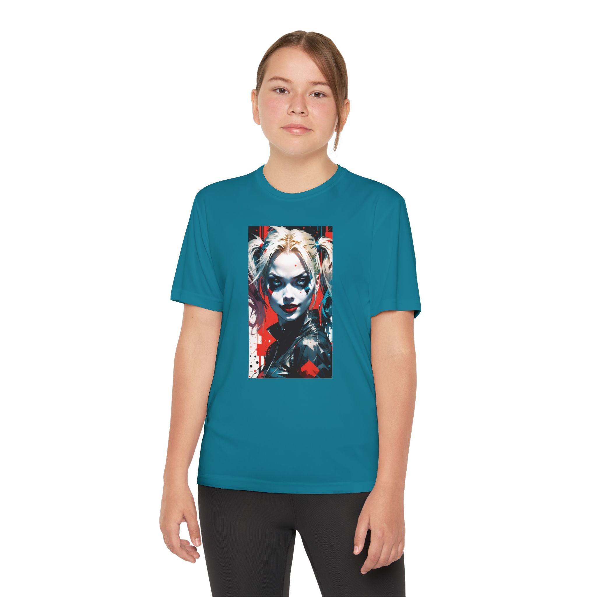 Superhero Youth T-Shirt Sports Graphic Tee, Cool Athletic Shirt for Kids