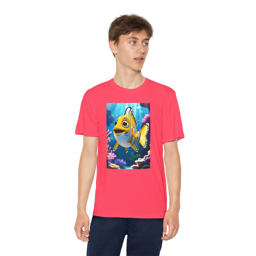 Nemo Fish Ocean Youth T-Shirt - Underwater Kids Tee, Finding Nemo Shirt, Beach Vacation Clothing, Ocean Lover Gift, Fish Theme Top