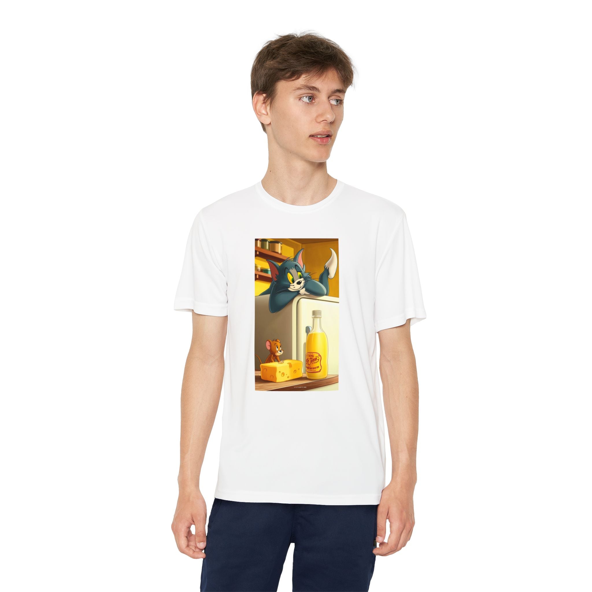 Youth Competitor Tee with Tom And Jerry design, Cartoon Graphic Kid's T-Shirt, Kids Tee, Children's Clothing, Funny Tee for Boys and Girls