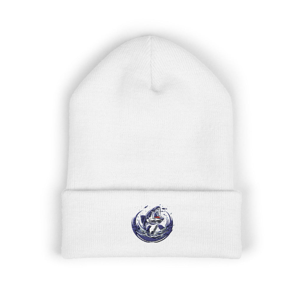 Embroidered Fishing Beanie, Fisherman Gift, Outdoor Apparel, Fishing Gear, Angler Hat, Fishing Lure Beanie