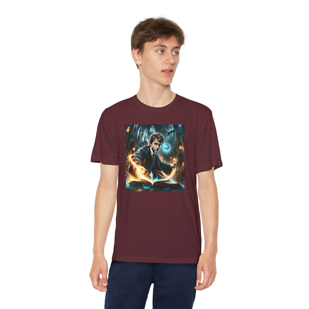 Youth Competitor Tee - Harry Potter, Wizard School Shirt, Magical Kids Top, Hogwarts Fan Gift, Sorcerer's Stone T-Shirt