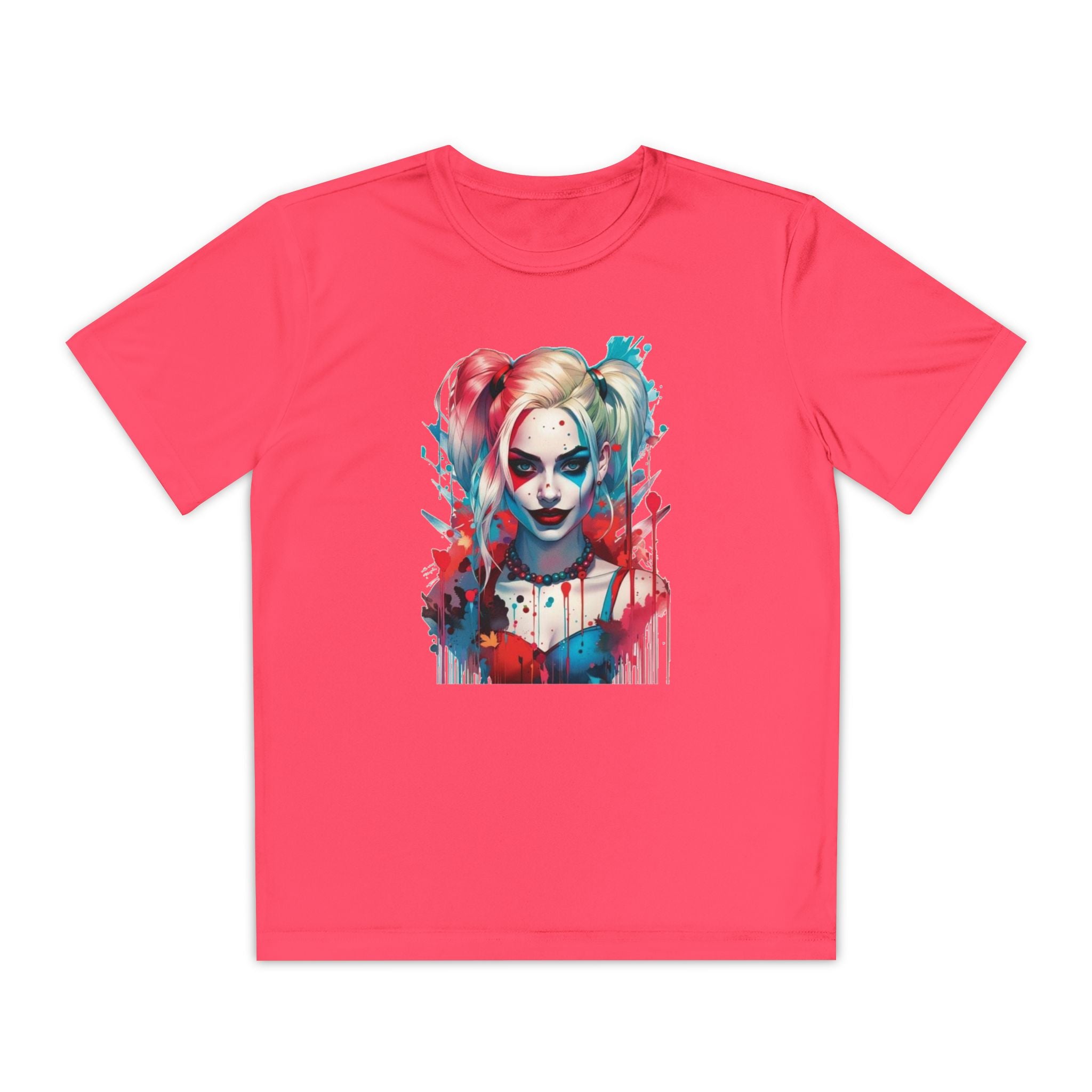 Superhero Youth T-Shirt Sports Graphic Tee, Cool Athletic Shirt for Kids