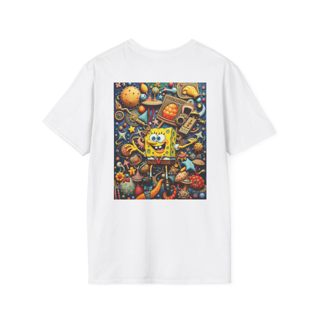SpongeBob SquarePants Kids T-Shirt, Mr Krabs Squidward Patrick Star Youth Tee, Nickelodeon Children's TV Shirt, Unisex Softstyle