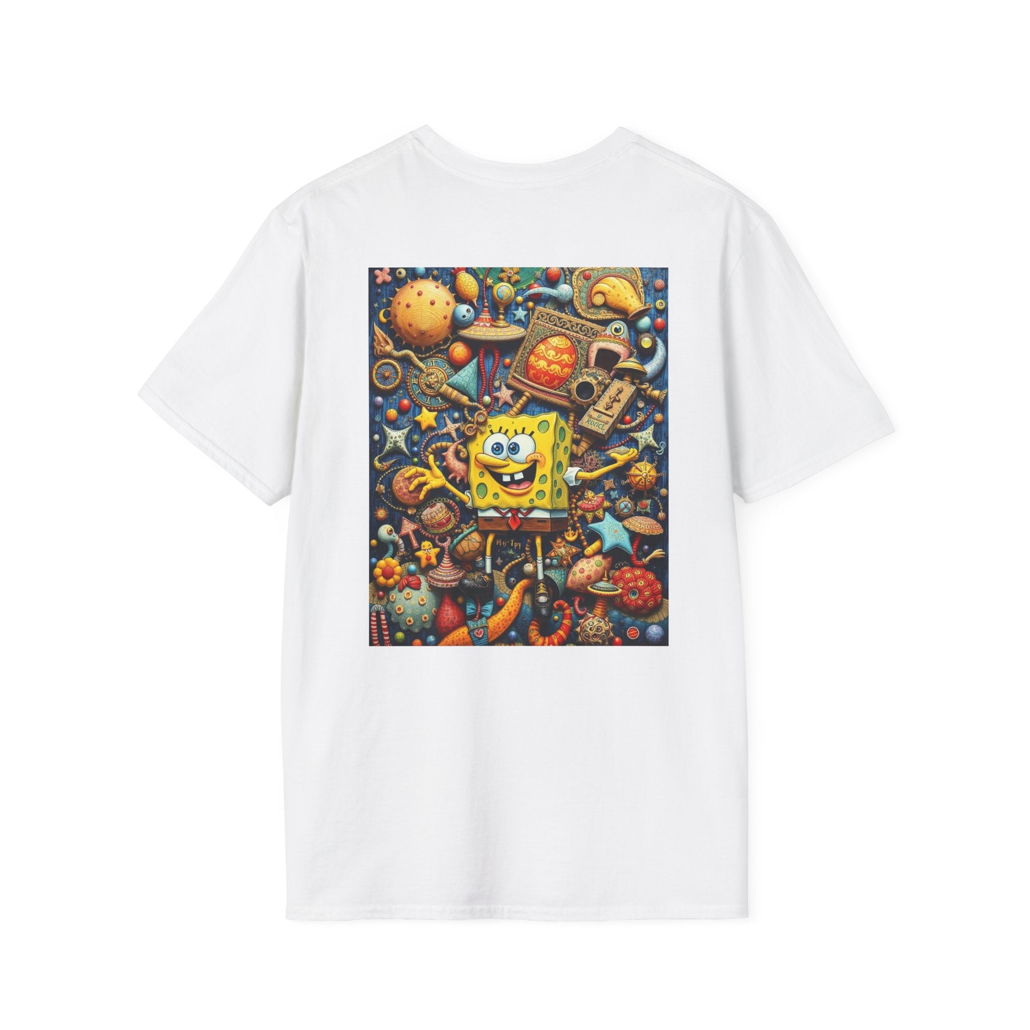 SpongeBob SquarePants Kids T-Shirt, Mr Krabs Squidward Patrick Star Youth Tee, Nickelodeon Children's TV Shirt, Unisex Softstyle