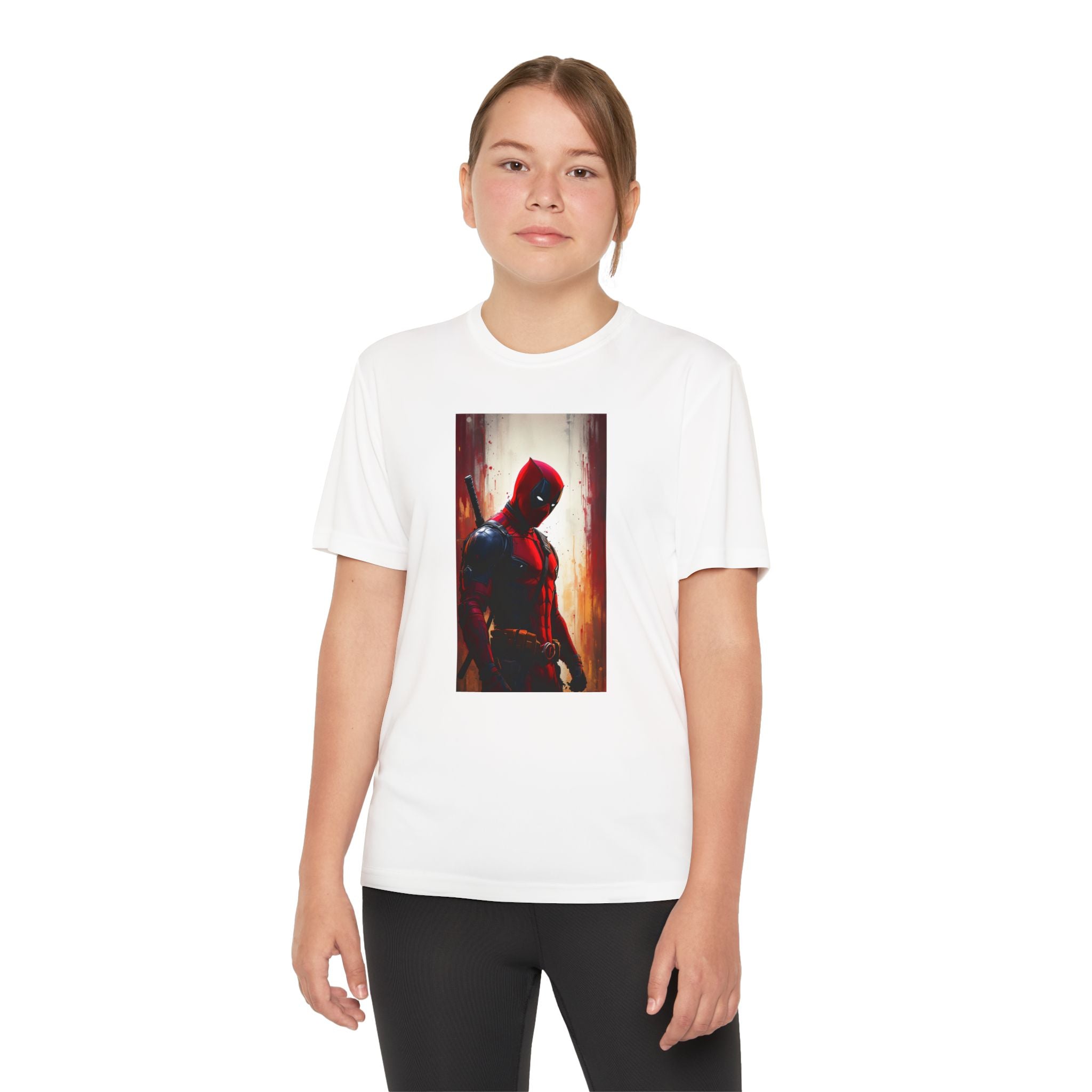 Deadpool Superhero Marvel Patriotic, Kids Graphic T-Shirt, Boys Hero Top, Girls Comic Book Clothing, Birthday