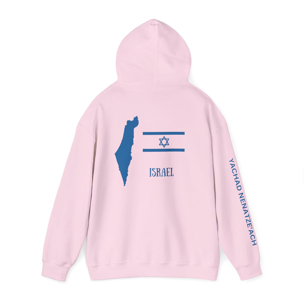 Isreal Flag And Map ~ Rebel Spirit Unisex Hoodie