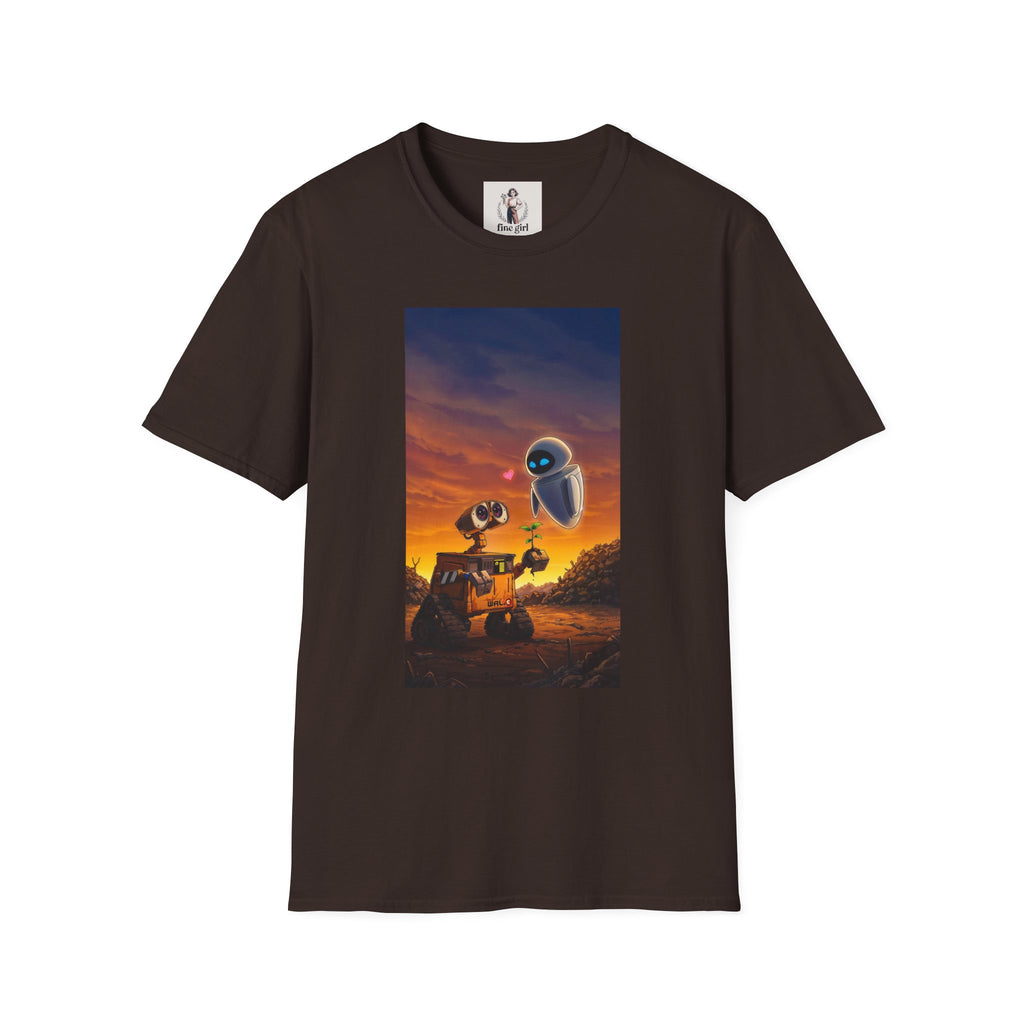 Wall-E Pixar Animation Unisex T-Shirt, Walt Disney Tee, Movie Lover Gift, Graphic Novelty Shirt, Cartoon Character Apparel