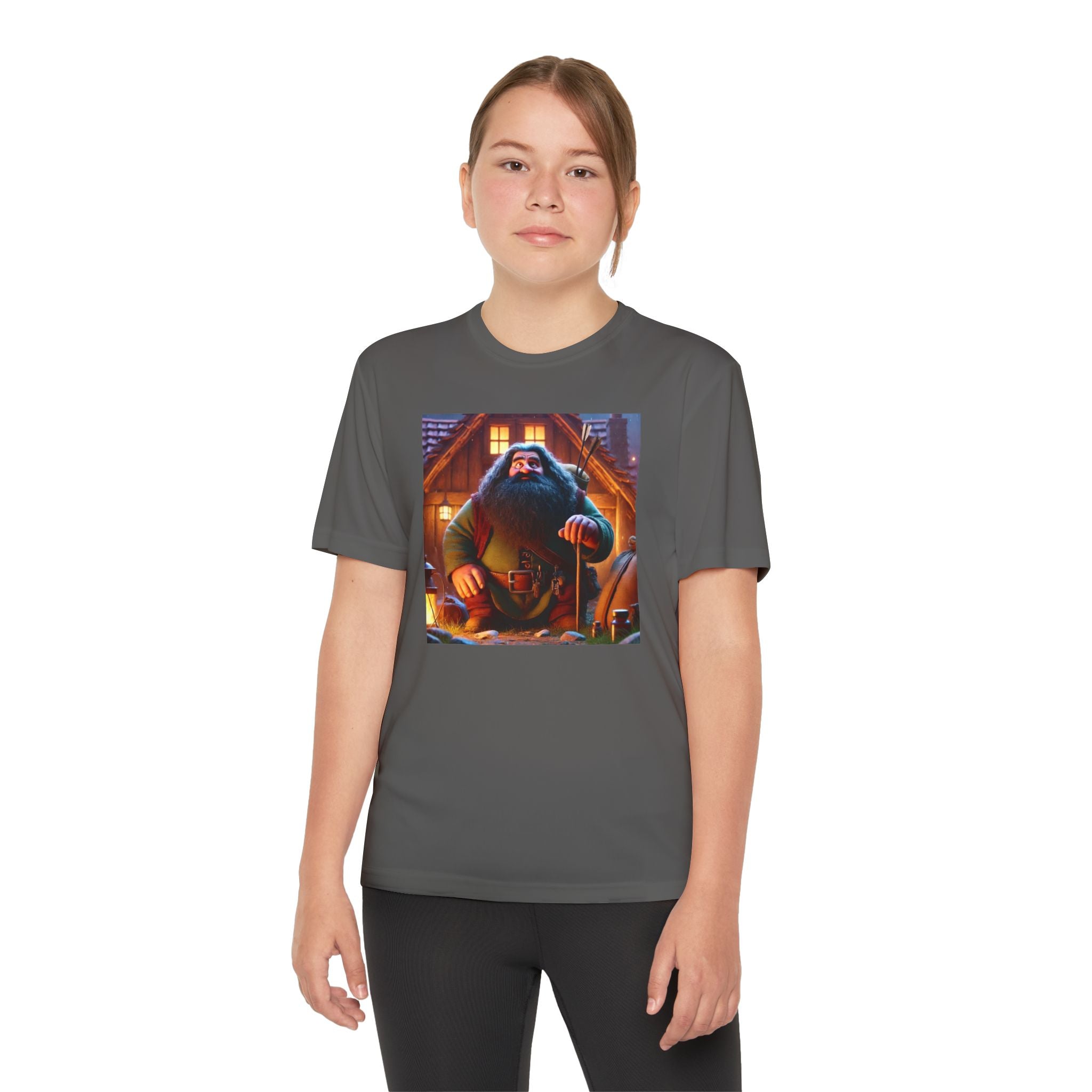 Youth Competitor Tee - Harry Potter, Wizard School Shirt, Magical Kids Top, Hogwarts Fan Gift, Sorcerer's Stone T-Shirt