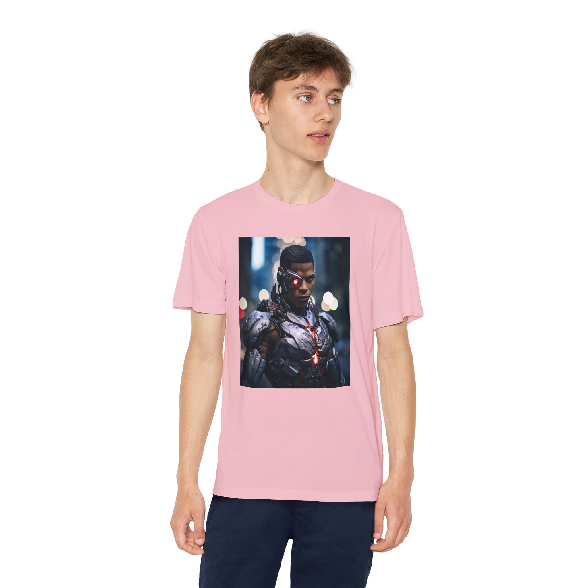 Cyborg Superhero Marvel Patriotic, Kids Graphic T-Shirt, Boys Hero Top, Girls Comic Book Clothing, Birthday