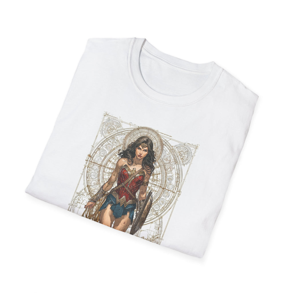 Wonder Woman Marvel T-Shirt - Comic Book Hero Unisex Tee, Graphic Top for Fans, Gift for Geeks, Justice League Shirt, Dark Knight