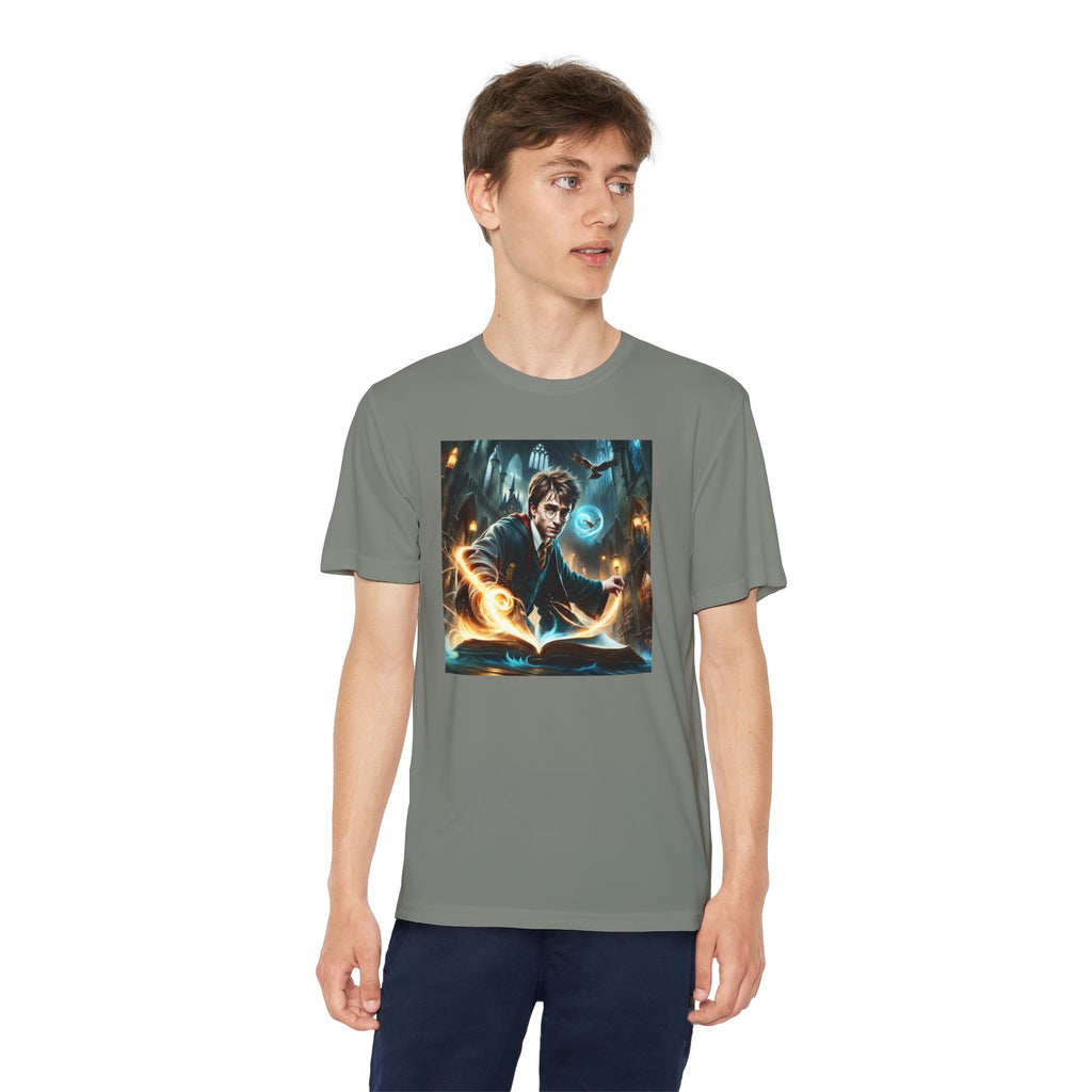 Youth Competitor Tee - Harry Potter, Wizard School Shirt, Magical Kids Top, Hogwarts Fan Gift, Sorcerer's Stone T-Shirt