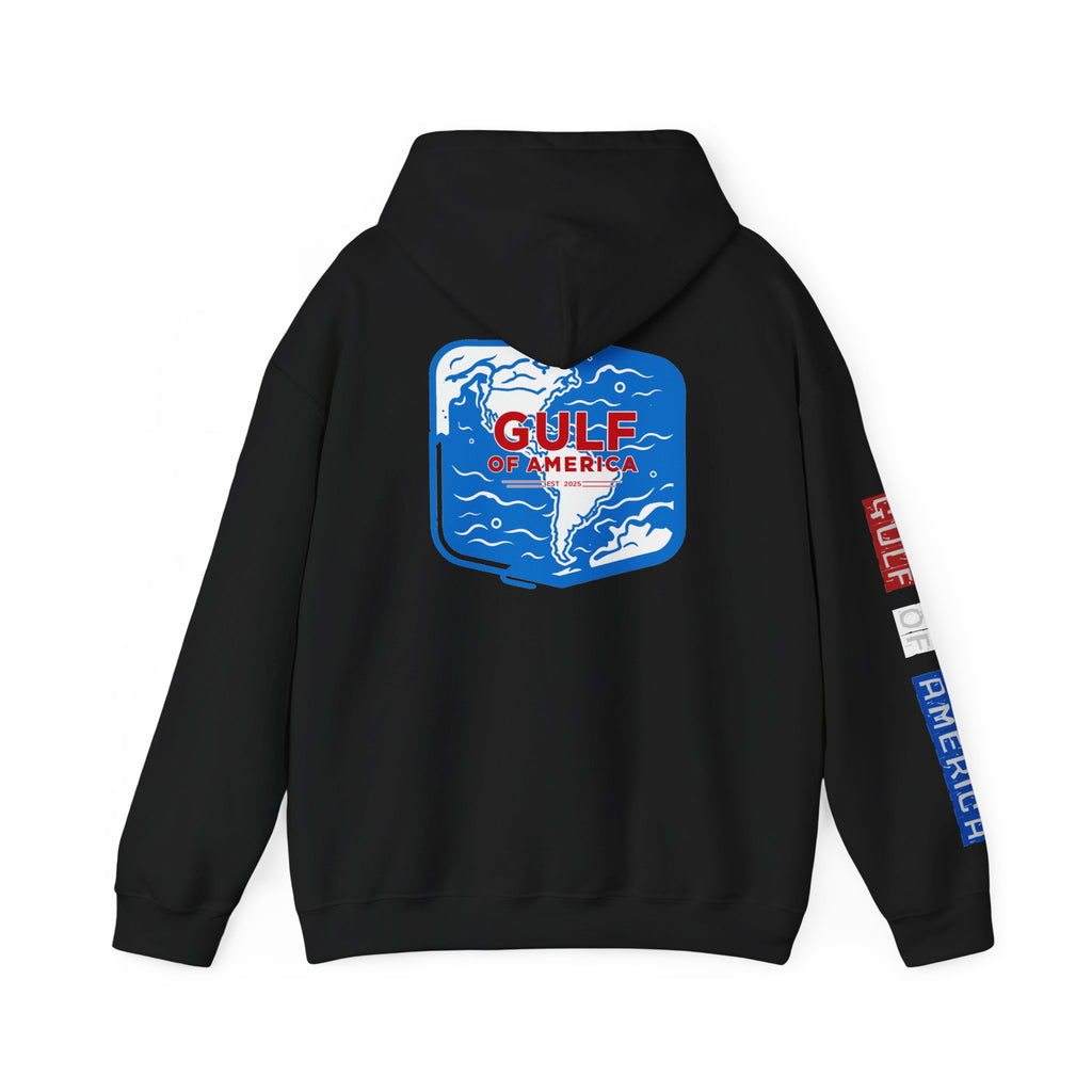 Gulf Of America Patriotic Hoodie, USA Patriotism Sweatshirt, American Flag Pullover, Independence Day Apparel, Fourth of July Gift