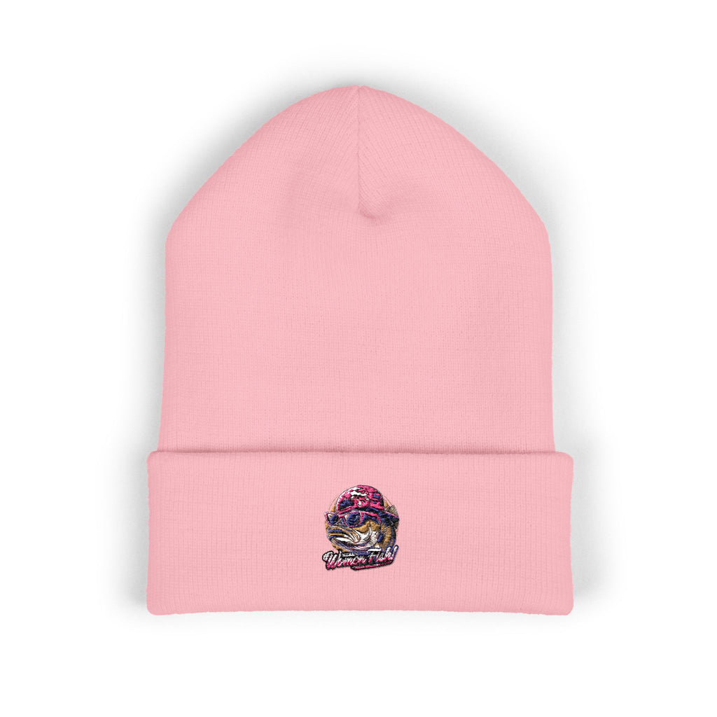 Embroidered Fishing Beanie, Fisherman Gift, Outdoor Apparel, Fishing Gear, Angler Hat, Fishing Lure Beanie
