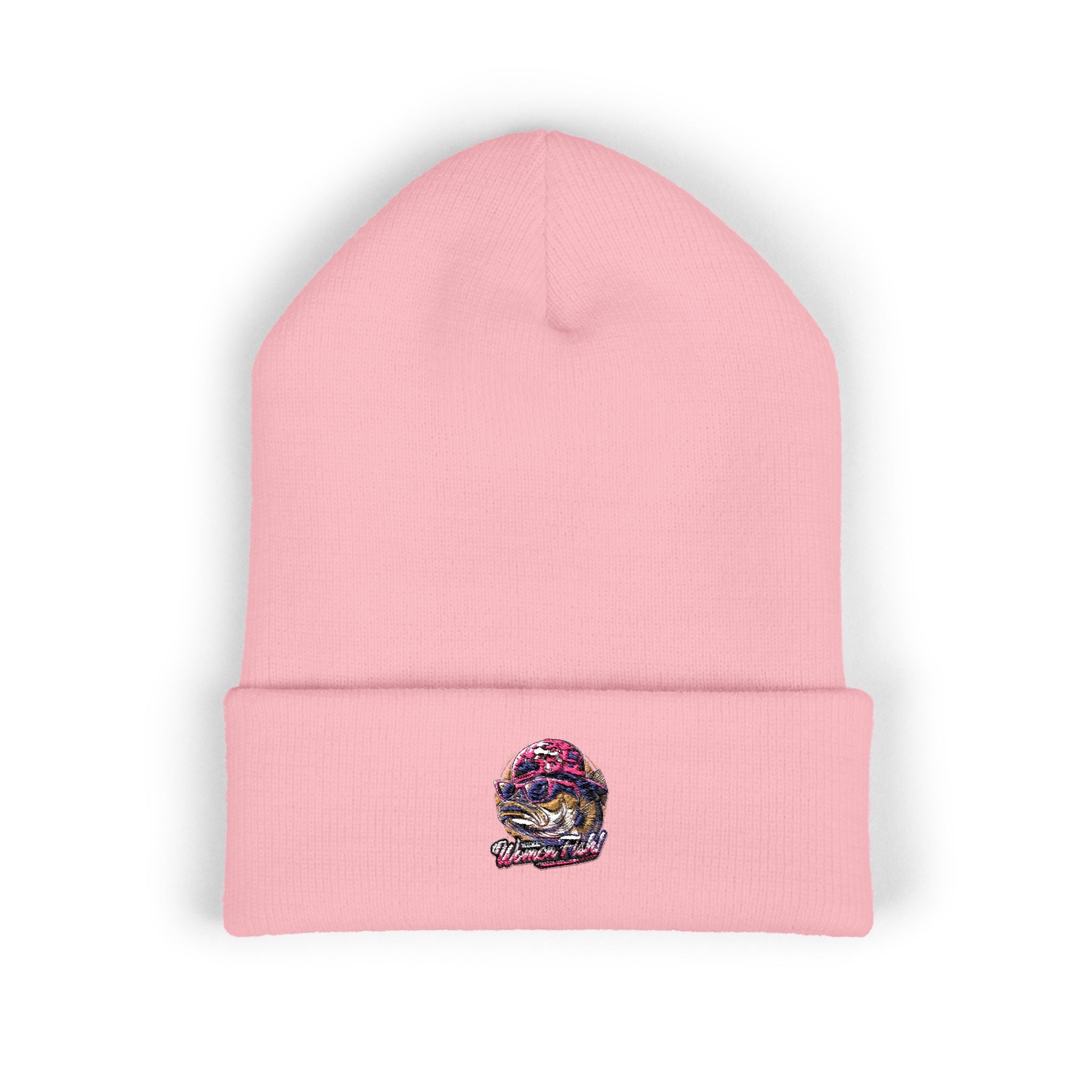 Embroidered Fishing Beanie, Fisherman Gift, Outdoor Apparel, Fishing Gear, Angler Hat, Fishing Lure Beanie