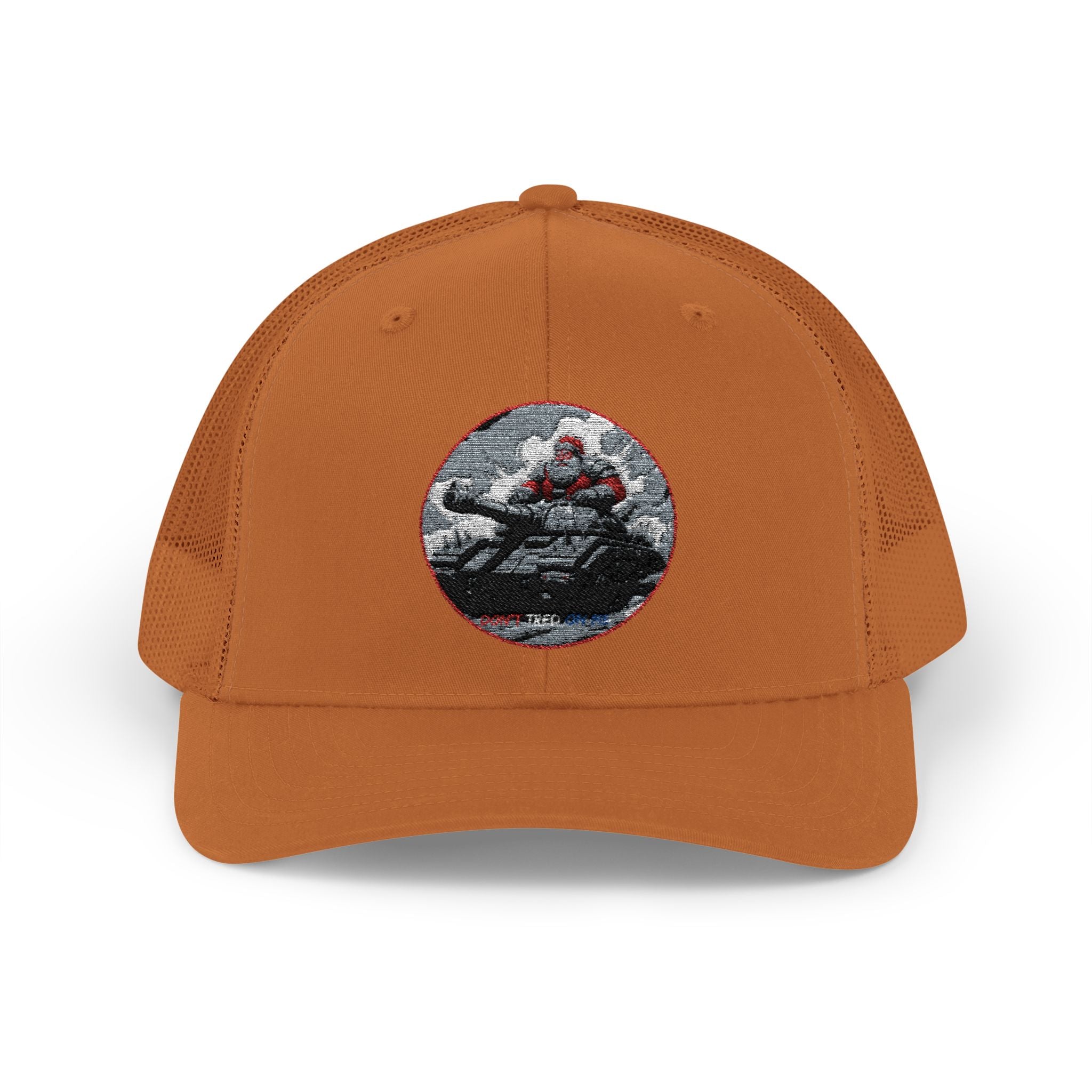 Santa Claus On A Tank Christmas Patriotic, Trucker Cap, Patriotic hat, Truckers Hat, Patriotic Accessories