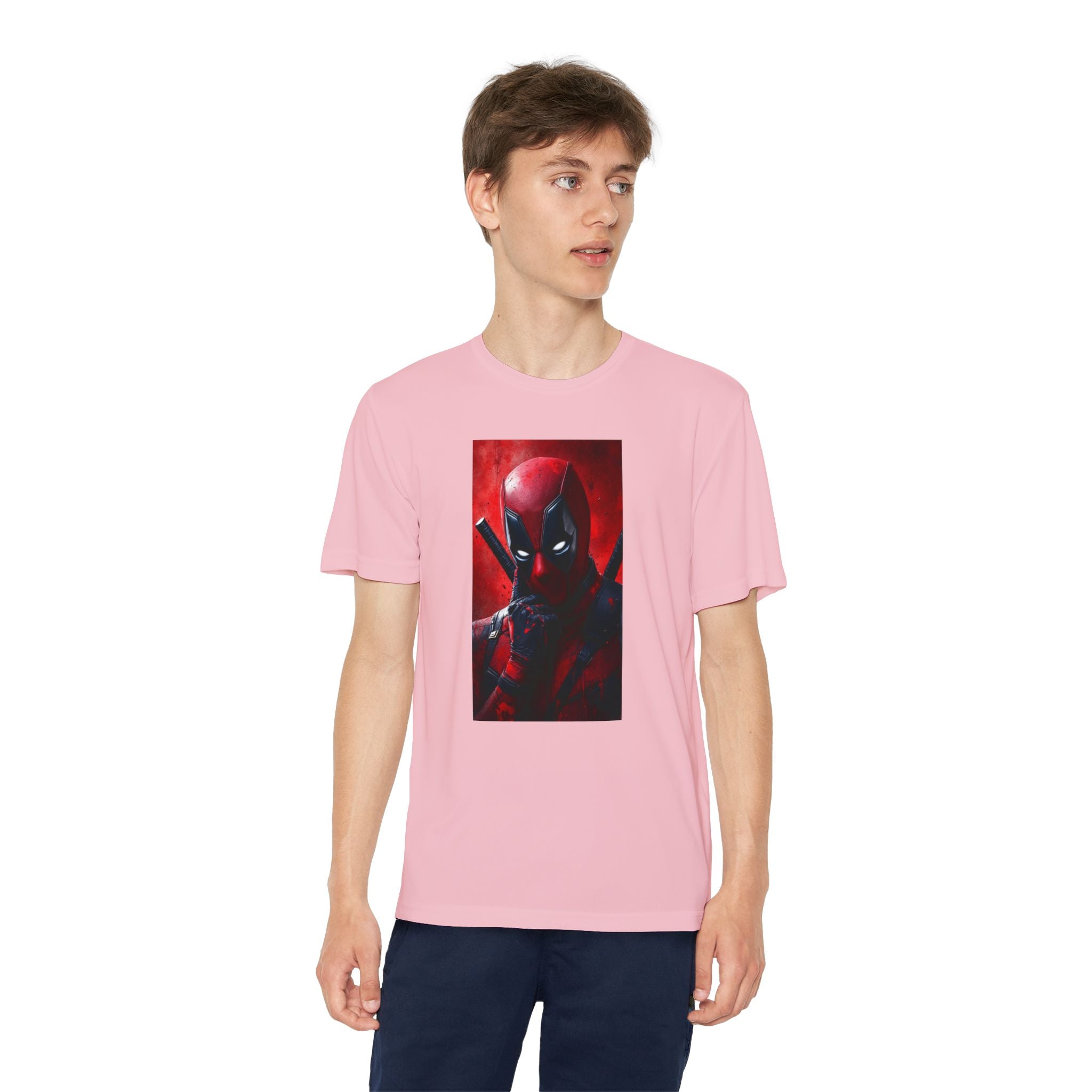 Deadpool Superhero Marvel Patriotic, Kids Graphic T-Shirt, Boys Hero Top, Girls Comic Book Clothing, Birthday