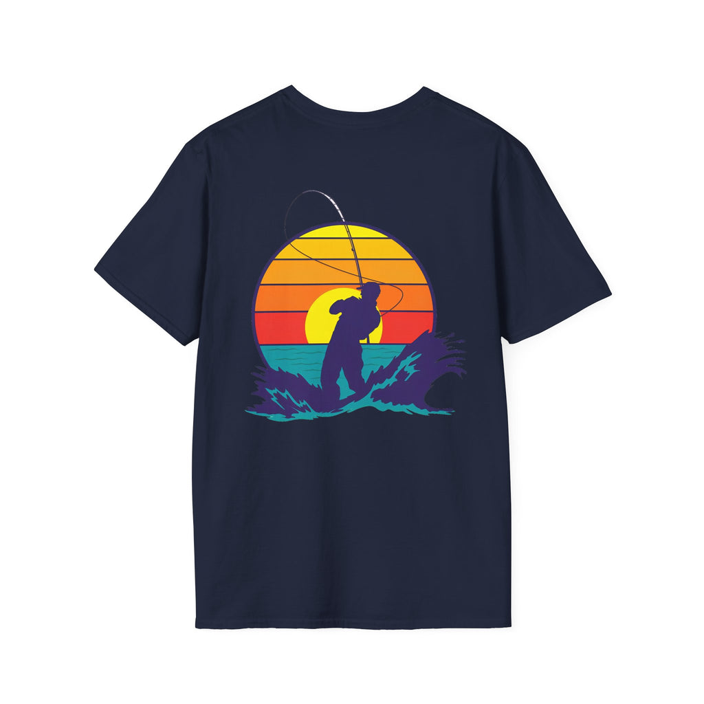 Patriotic Fishing t-shirt, American Flag Tee, 4th of July Shirt, USA Independence Day Top, Patriotic Graphic Tee, Unisex Patriotic