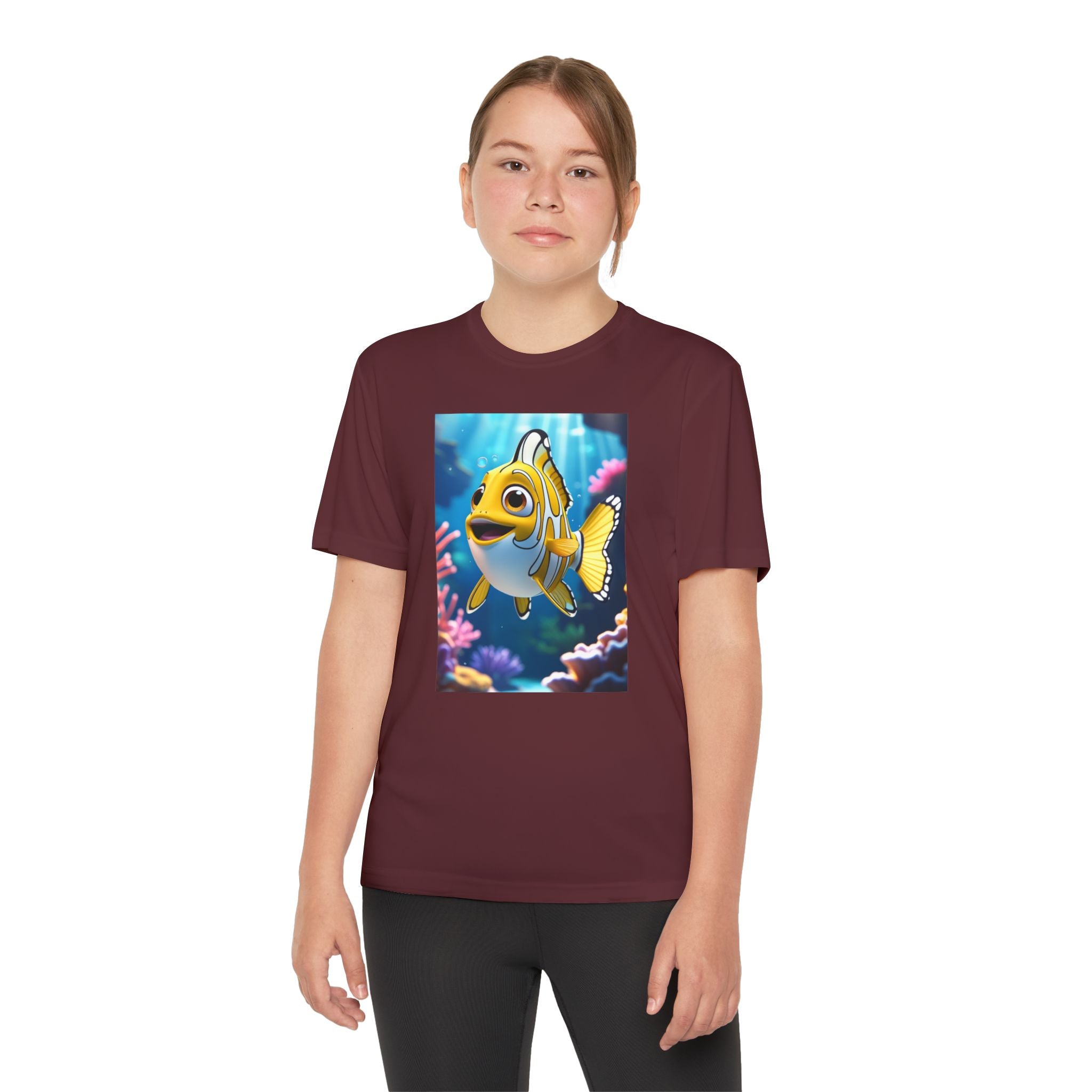 Nemo Fish Ocean Youth T-Shirt - Underwater Kids Tee, Finding Nemo Shirt, Beach Vacation Clothing, Ocean Lover Gift, Fish Theme Top