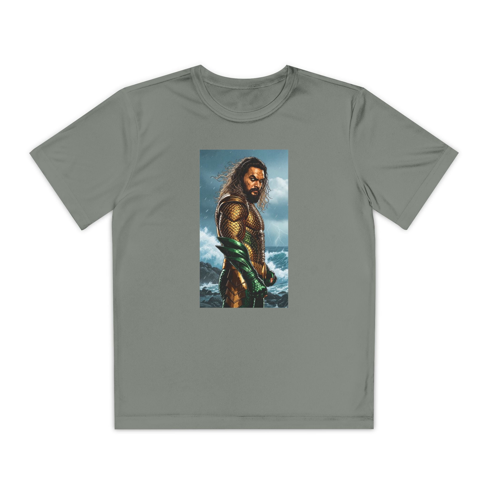 Aquaman Superhero Youth Tee, Kids Superhero Shirt, Child Aquaman T-shirt, Comic Book Tee, Superhero Fan Gift