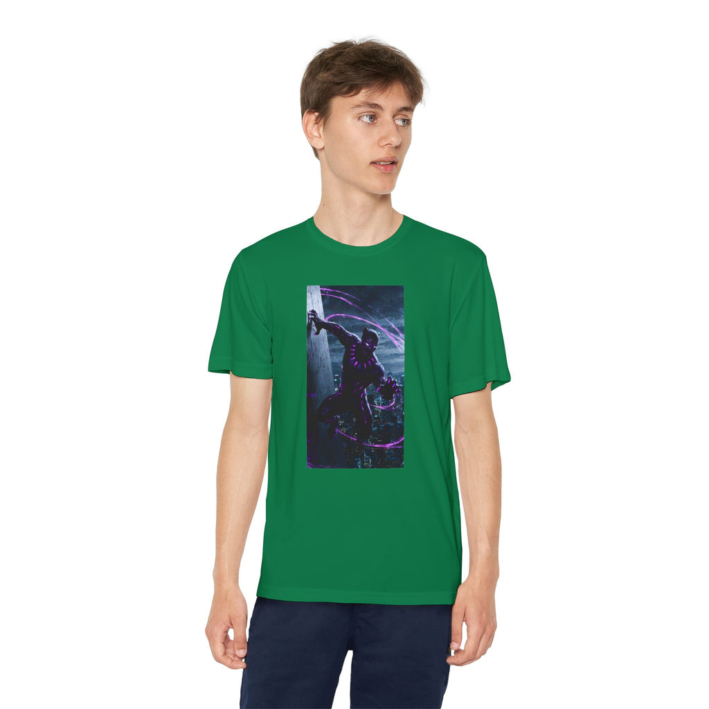 The Black Panther Superhero Marvel Patriotic, Kids Graphic T-Shirt, Boys Hero Top, Girls Comic Book Clothing, Birthday
