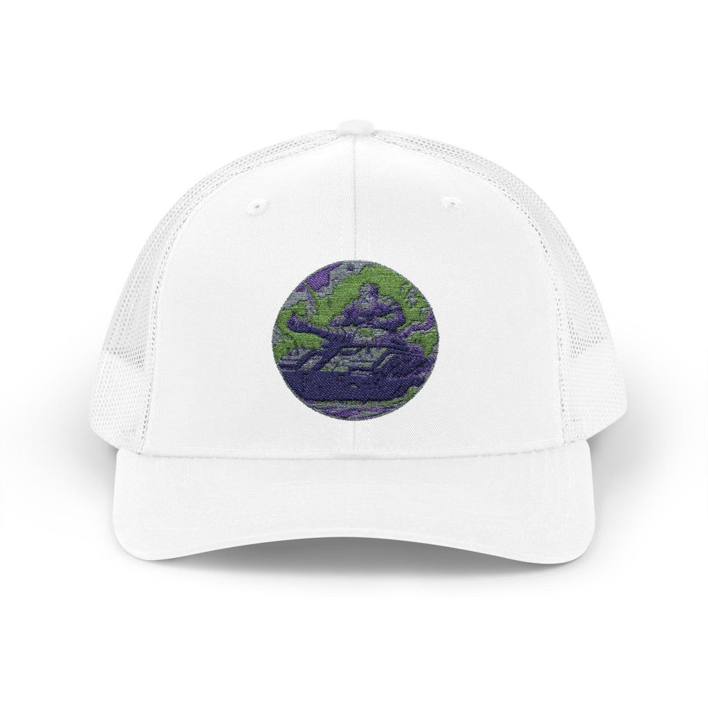 Santa Claus On A Tank Christmas Patriotic, Trucker Cap, Patriotic hat, Truckers Hat, Patriotic Accessories