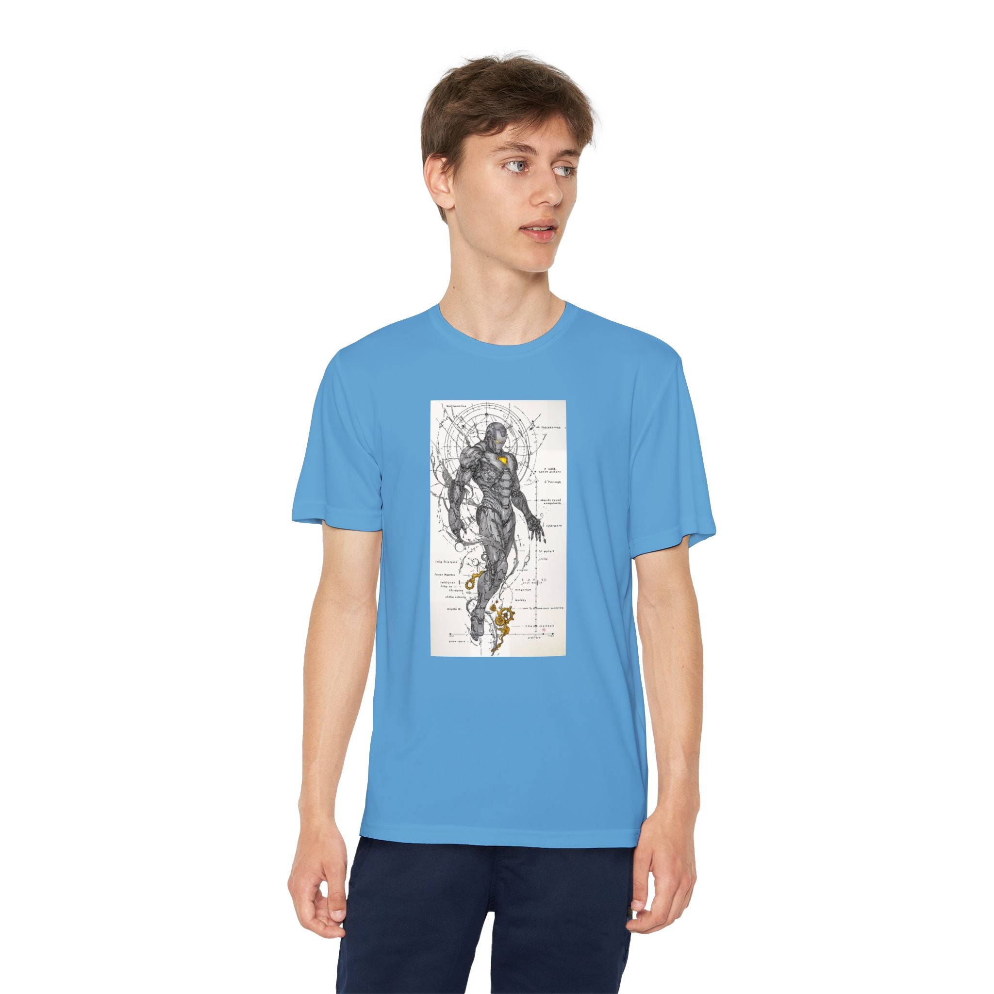 Superhero Youth T-Shirt Sports Graphic Tee, Cool Athletic Shirt for Kids