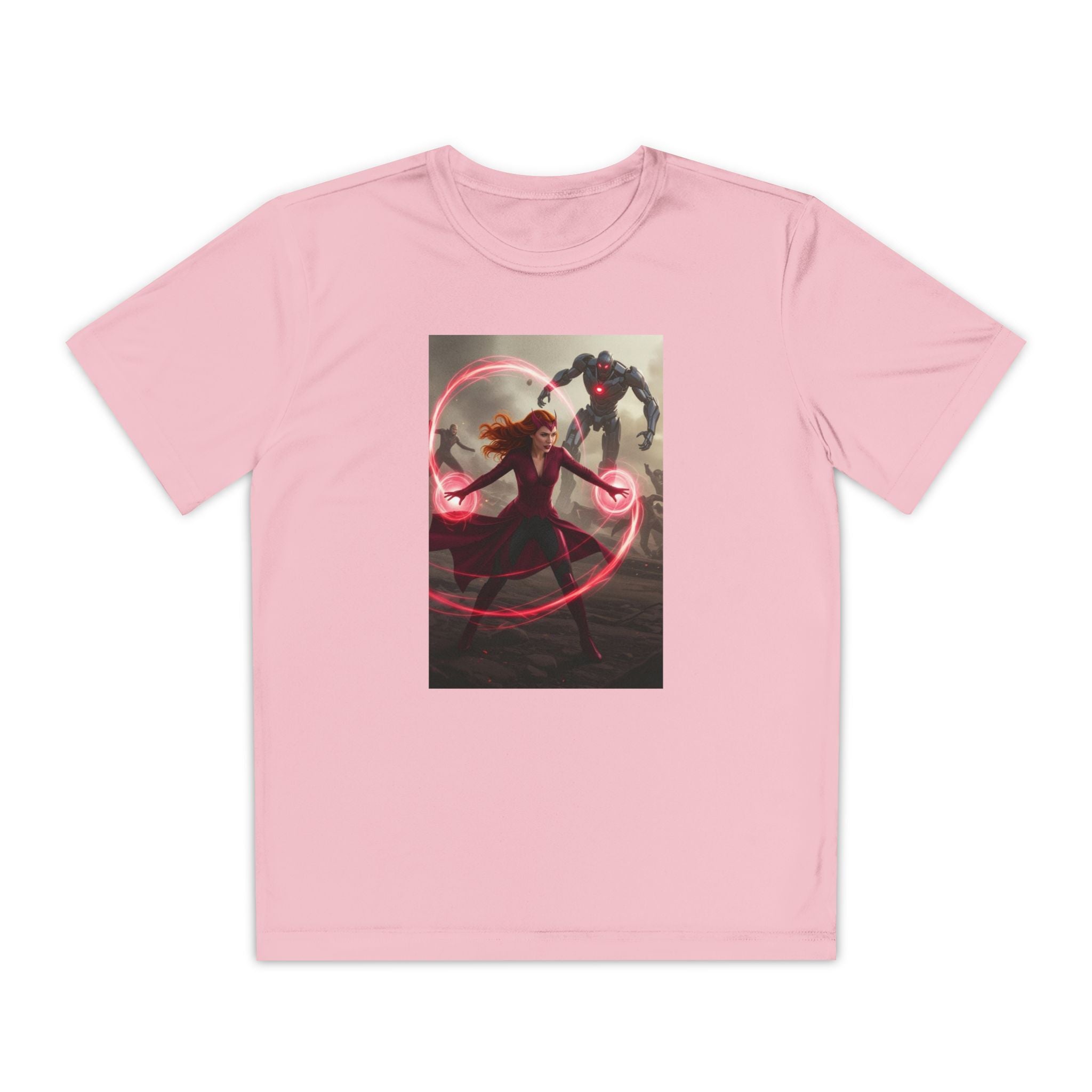 Superhero Youth T-Shirt Sports Graphic Tee, Cool Athletic Shirt for Kids