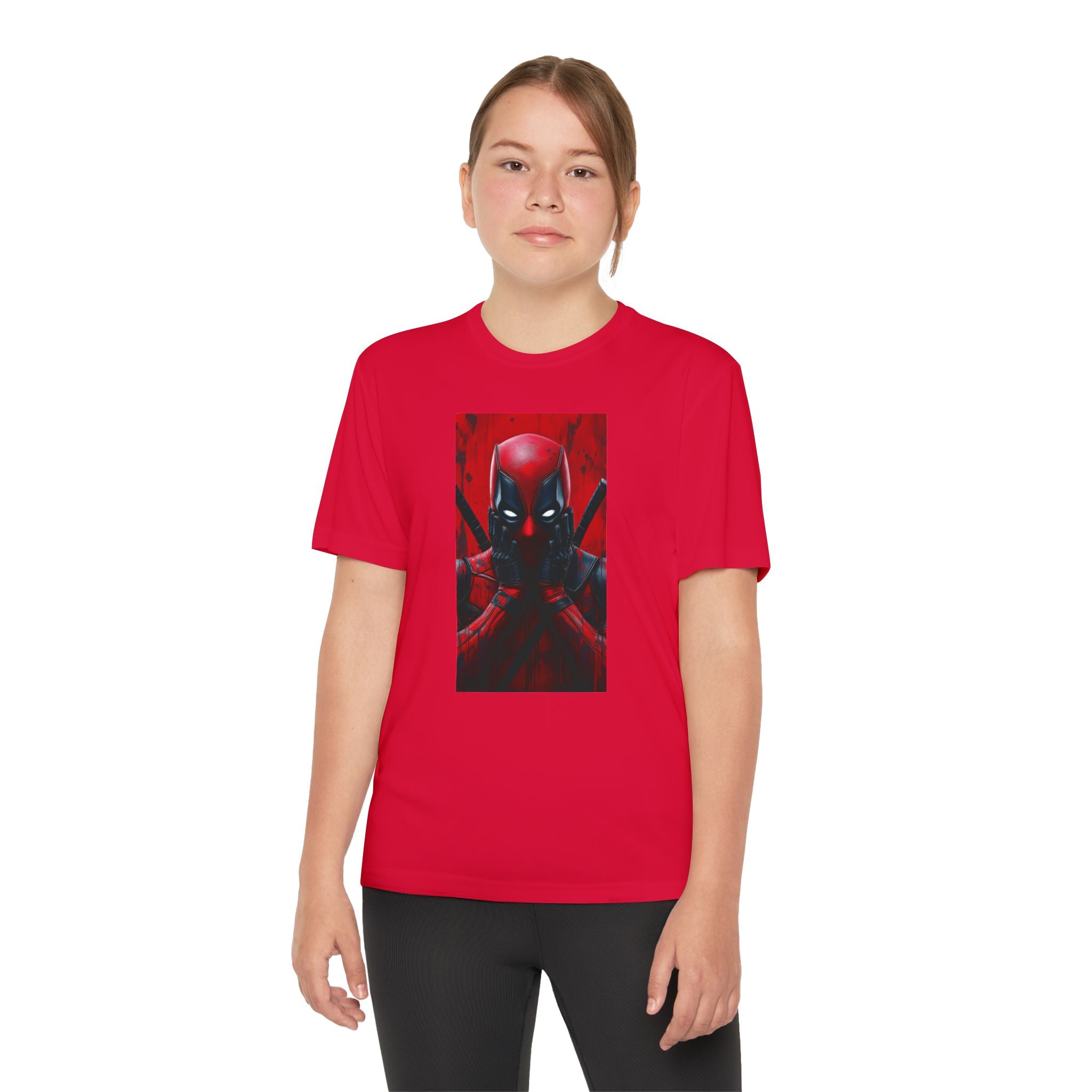 Deadpool Superhero Marvel Patriotic, Kids Graphic T-Shirt, Boys Hero Top, Girls Comic Book Clothing, Birthday