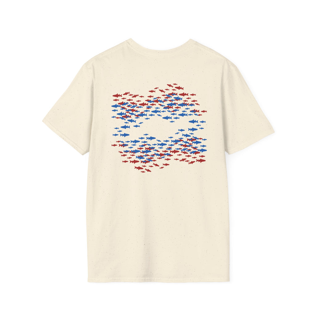 Patriotic Fishing Tshirt, American Flag Tee, 4th of July Shirt, USA Independence Day Top, Patriotic Graphic Tee, Unisex Patriotic