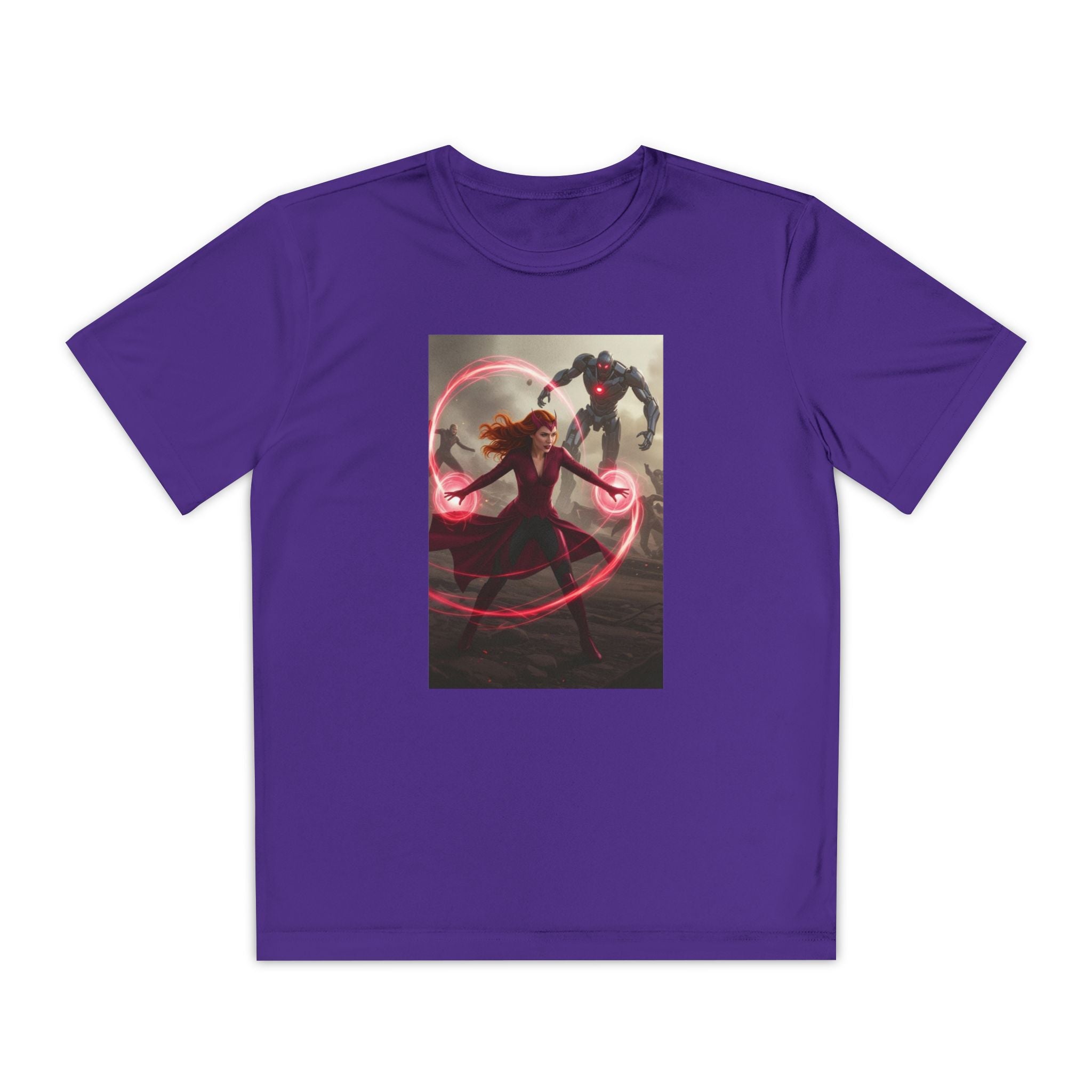 Superhero Youth T-Shirt Sports Graphic Tee, Cool Athletic Shirt for Kids