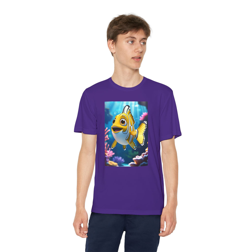 Nemo Fish Ocean Youth T-Shirt - Underwater Kids Tee, Finding Nemo Shirt, Beach Vacation Clothing, Ocean Lover Gift, Fish Theme Top