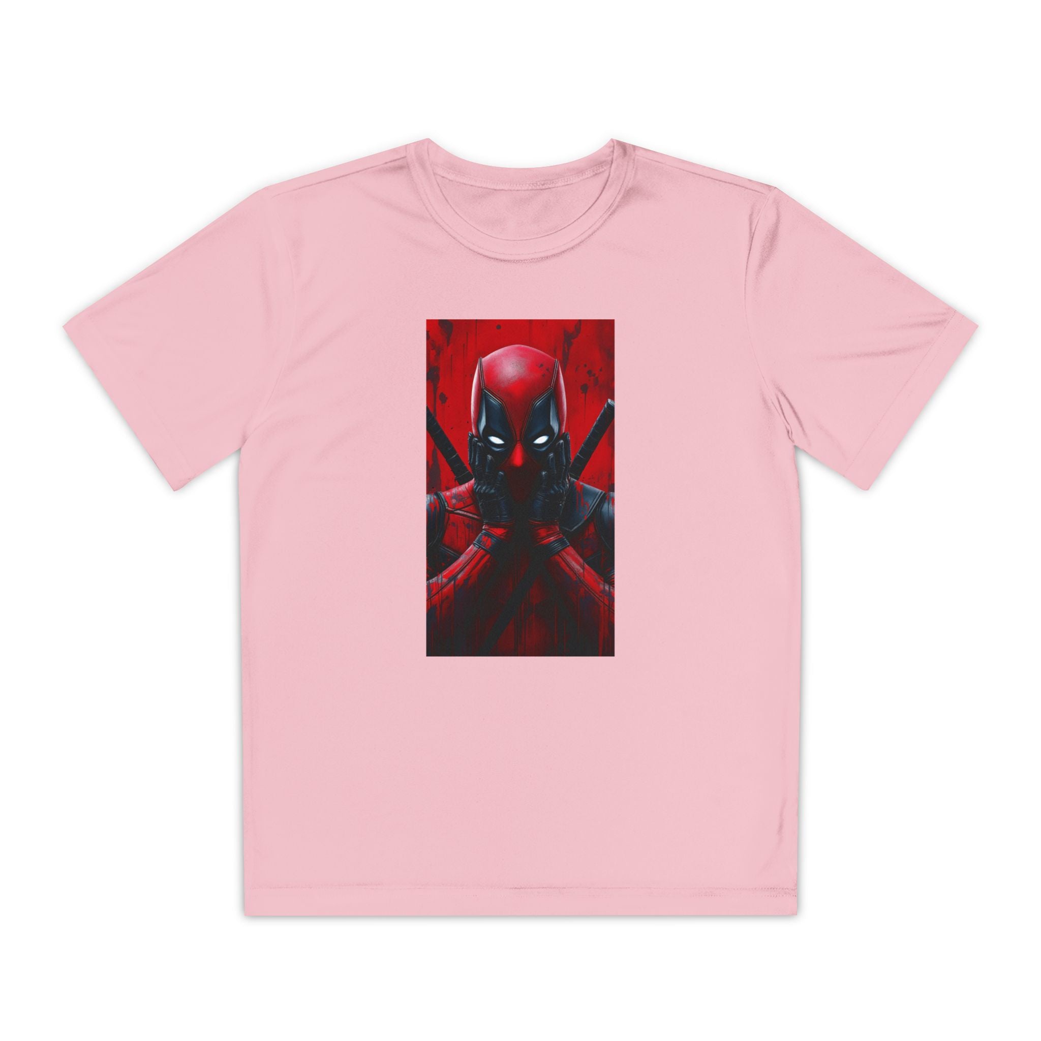Deadpool Superhero Marvel Patriotic, Kids Graphic T-Shirt, Boys Hero Top, Girls Comic Book Clothing, Birthday