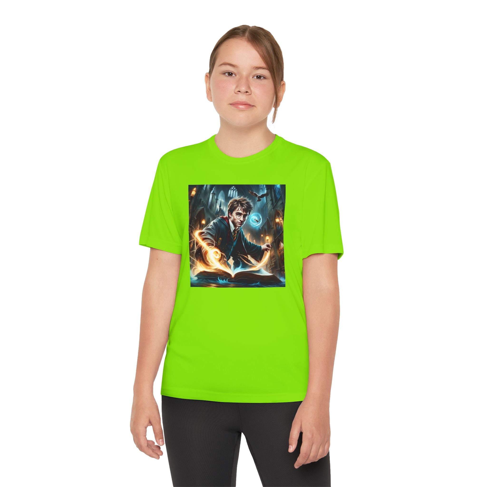 Youth Competitor Tee - Harry Potter, Wizard School Shirt, Magical Kids Top, Hogwarts Fan Gift, Sorcerer's Stone T-Shirt