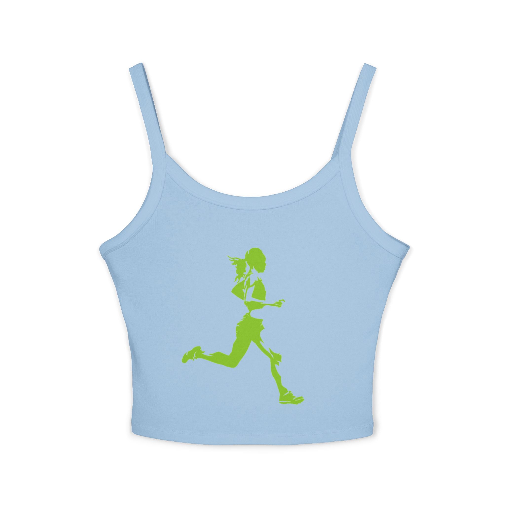 Running Woman Tank Top, Athletic Workout Top, Fitness Sleeveless Shirt, Jogging Muscle Tee, Exercise Gym Cami