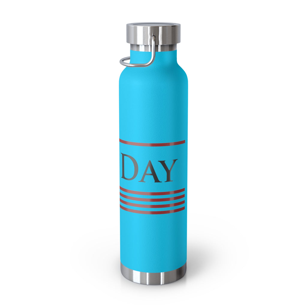 22 A Day Patriotic Copper Insulated Water Bottle
