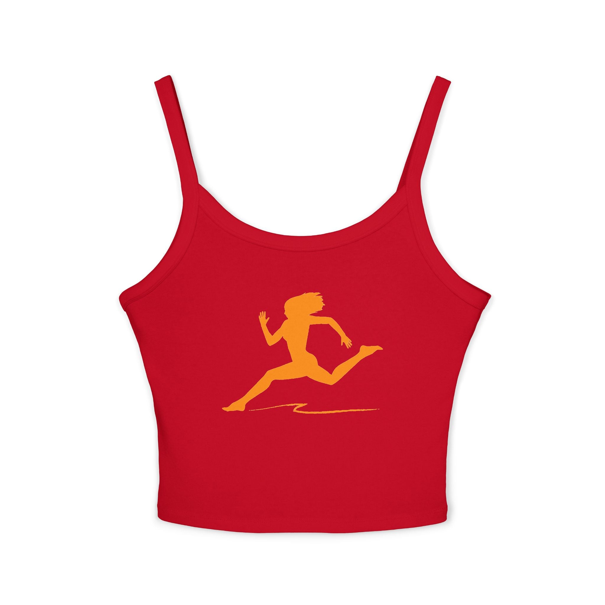 Running Woman Tank Top, Athletic Workout Top, Fitness Sleeveless Shirt, Jogging Muscle Tee, Exercise Gym Cami