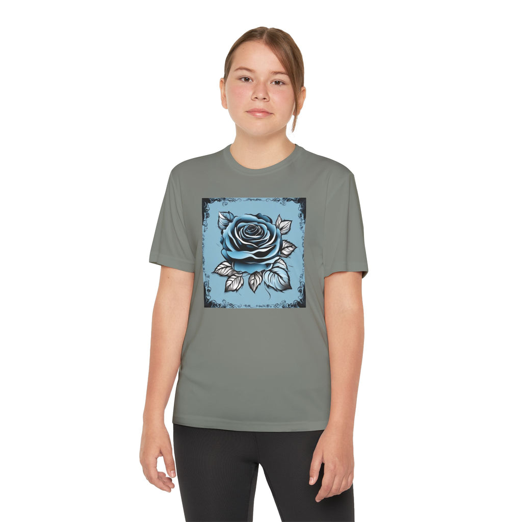 Flower Youth Tshirt, Girls Floral Tee, Kids Spring Shirt, Children's Botanical Top, Teen Blossom T-Shirt