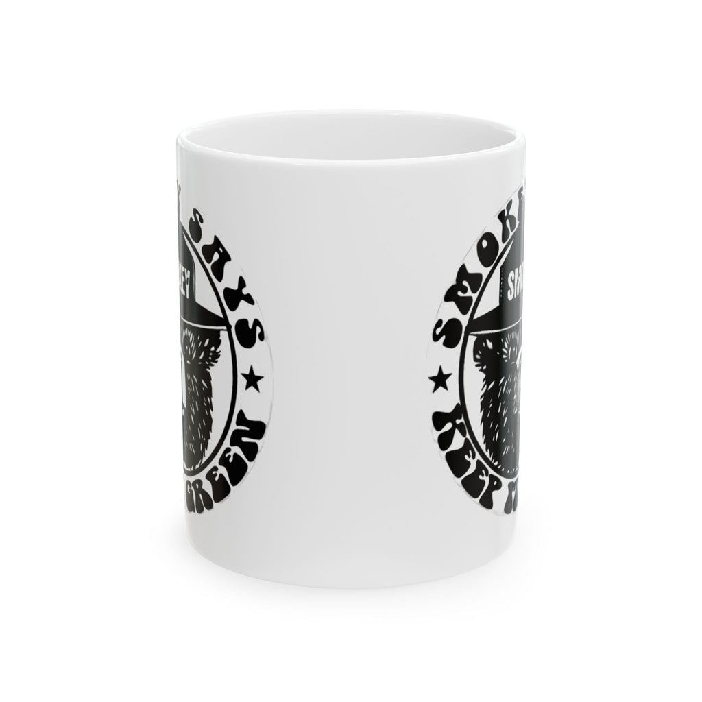 Smokey Bear Firefighter Coffee Mug, Tea Cup, Gift for First Responders, Campfire Enthusiasts, Firefighters Appreciation, Firefighting, Fire