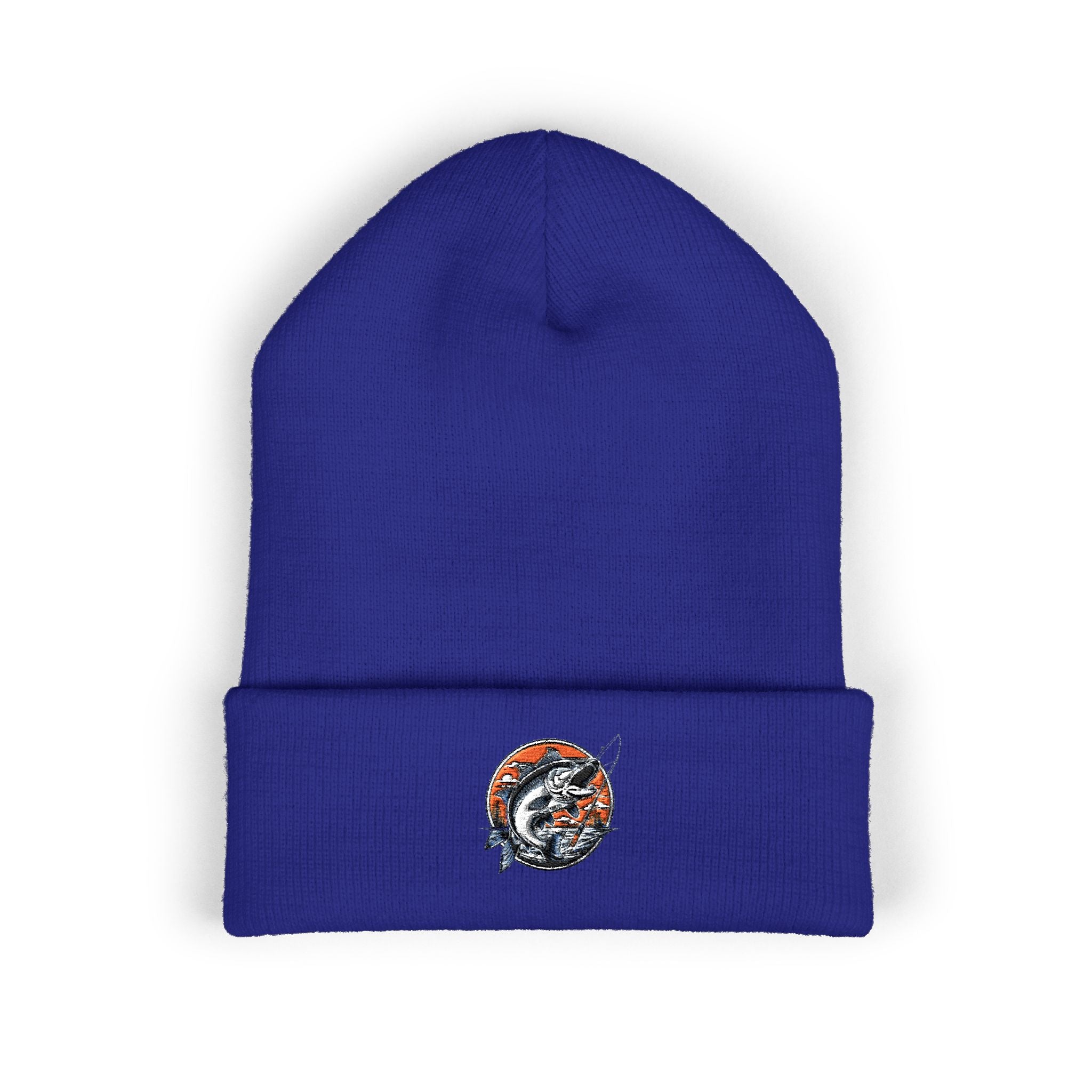 Embroidered Fishing Beanie, Fisherman Gift, Outdoor Apparel, Fishing Gear, Angler Hat, Fishing Lure Beanie