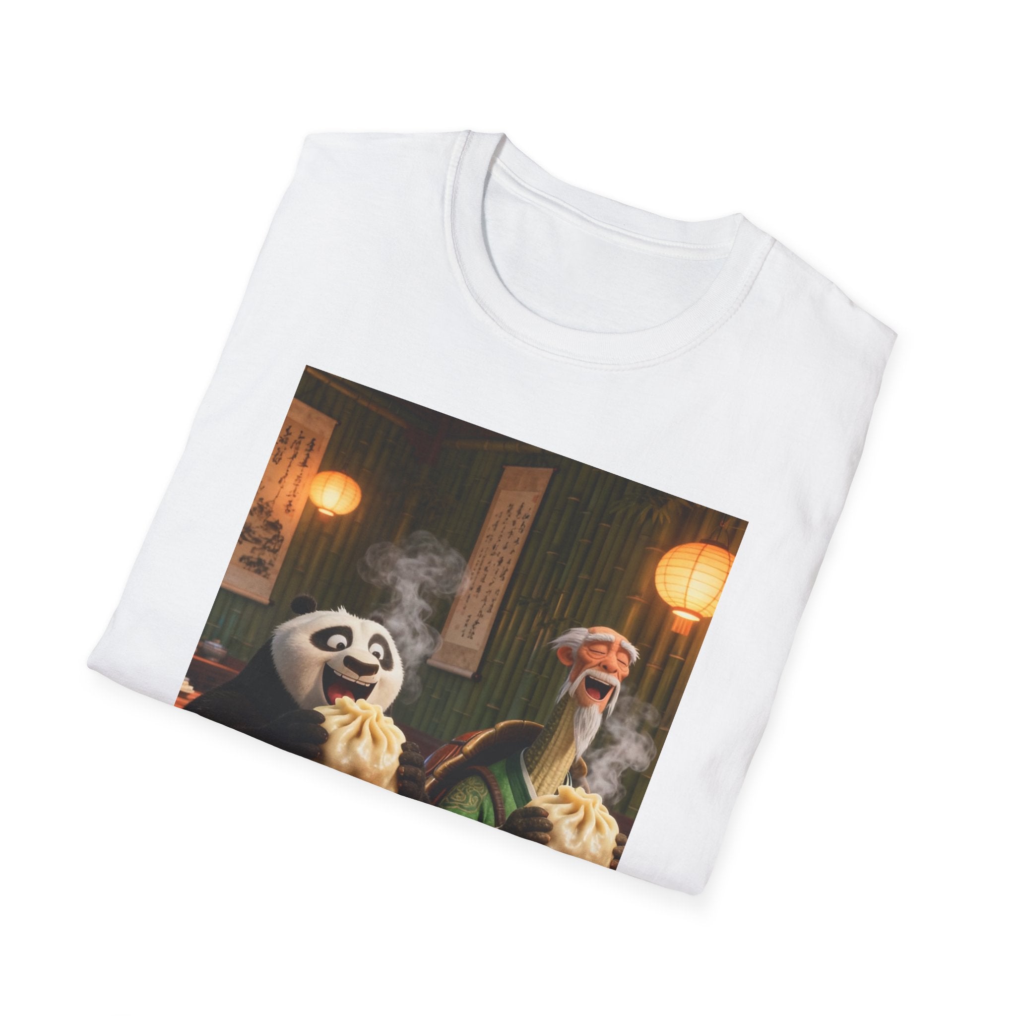 Kung Fu Panda Unisex Softstyle T-Shirt, DreamWorks Animation Youth Competitor Tee, Graphic Tee, Movie Fan Gift, Cult Classic Shirt, Comfy