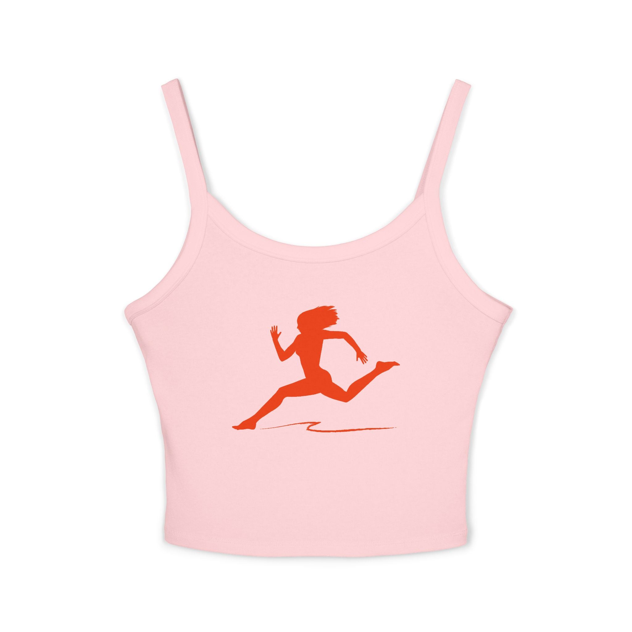 Running Woman Tank Top, Athletic Workout Top, Fitness Sleeveless Shirt, Jogging Muscle Tee, Exercise Gym Cami