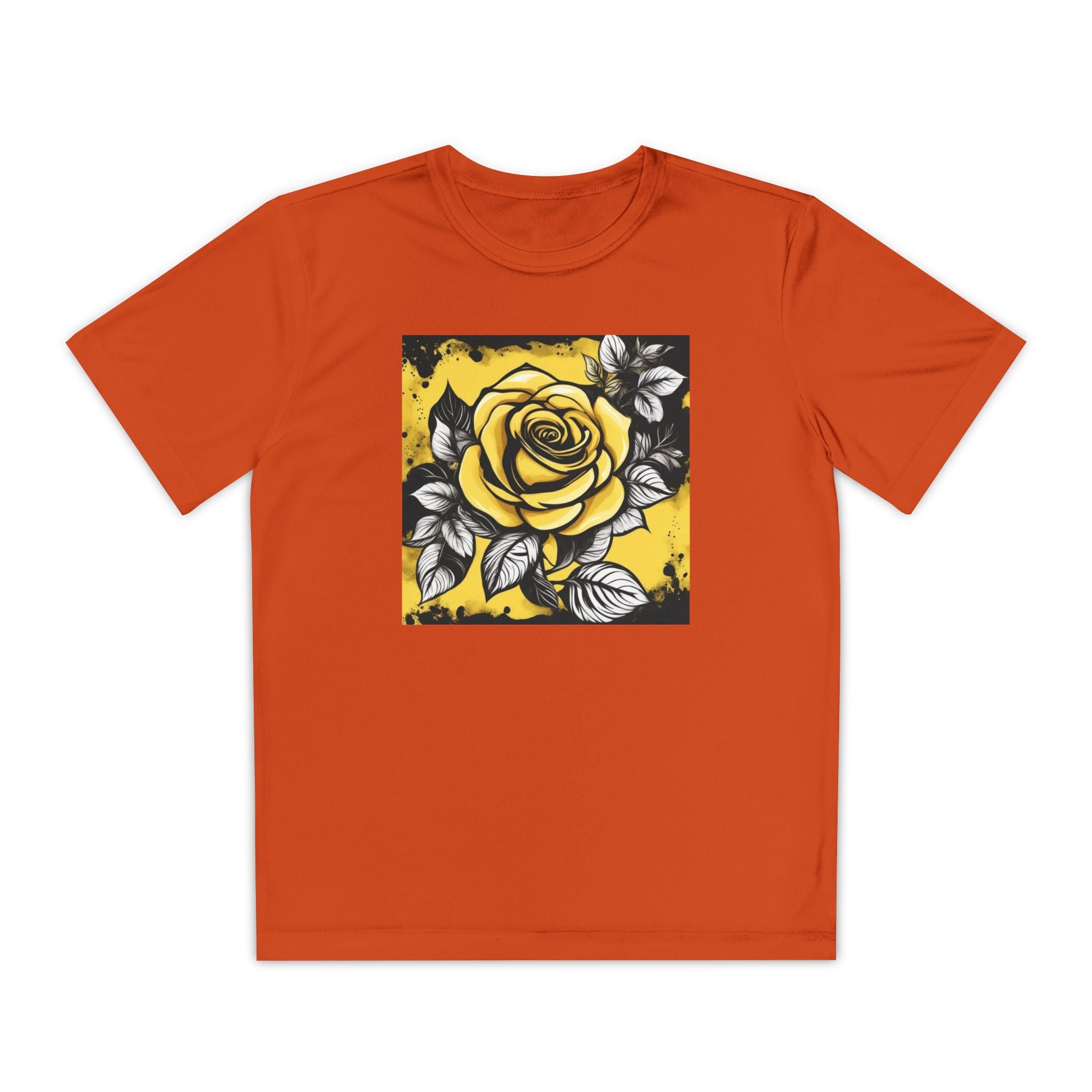 Flower Youth Tshirt, Girls Floral Tee, Kids Spring Shirt, Children's Botanical Top, Teen Blossom T-Shirt