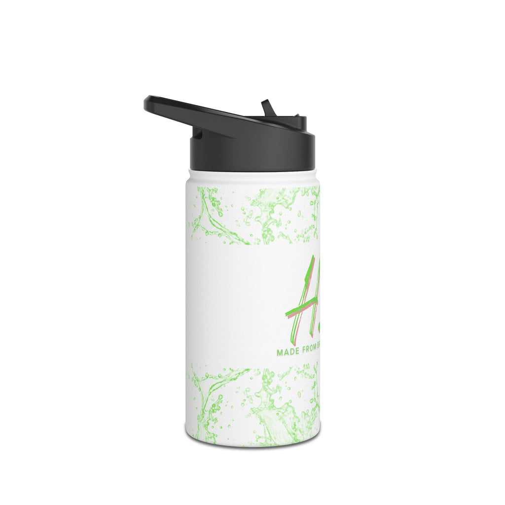 H2O Stainless Steel Water Bottle, Eco-Friendly Hydration for Travel, Sports, Yoga, Gifts, Outdoor Adventures