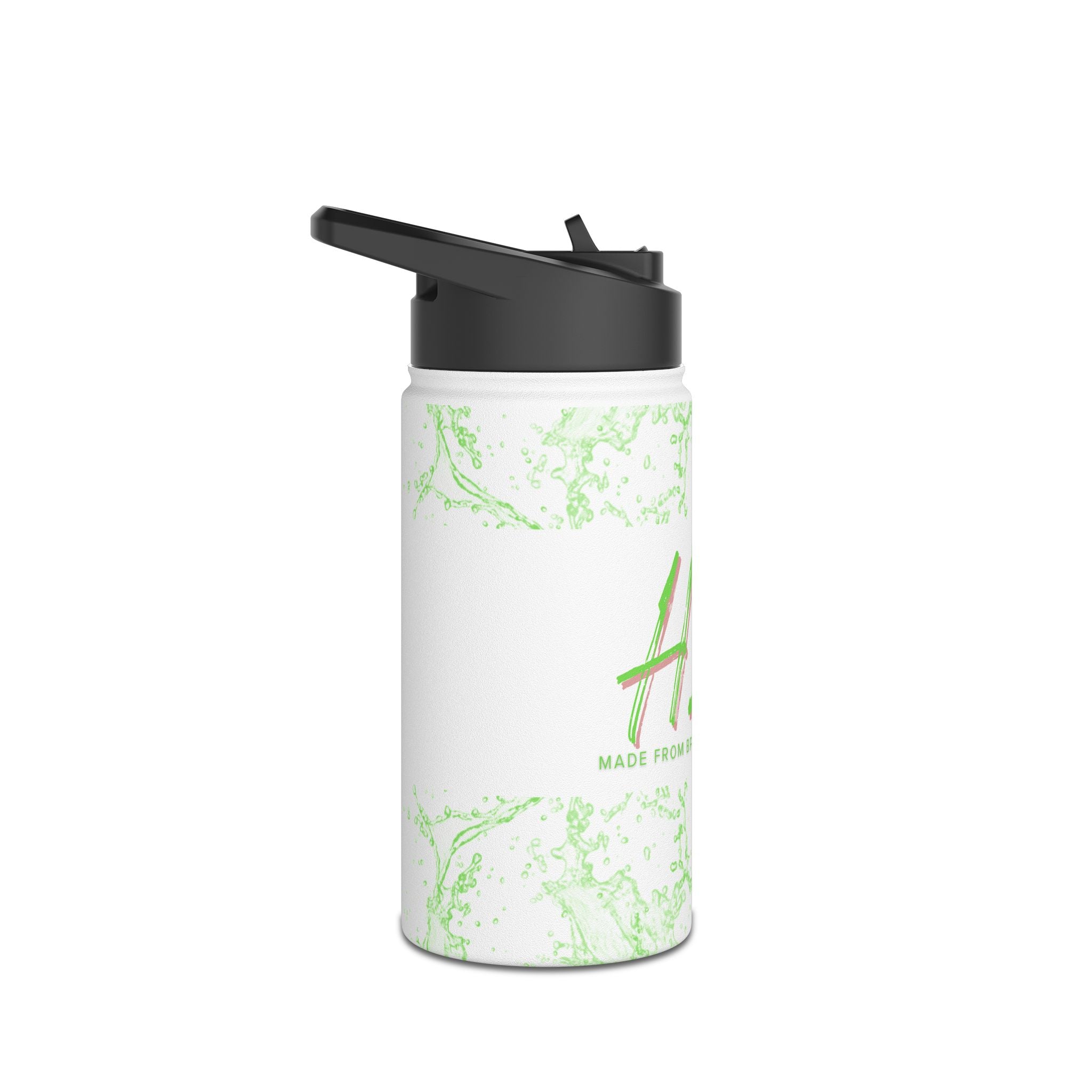 H2O Stainless Steel Water Bottle, Eco-Friendly Hydration for Travel, Sports, Yoga, Gifts, Outdoor Adventures