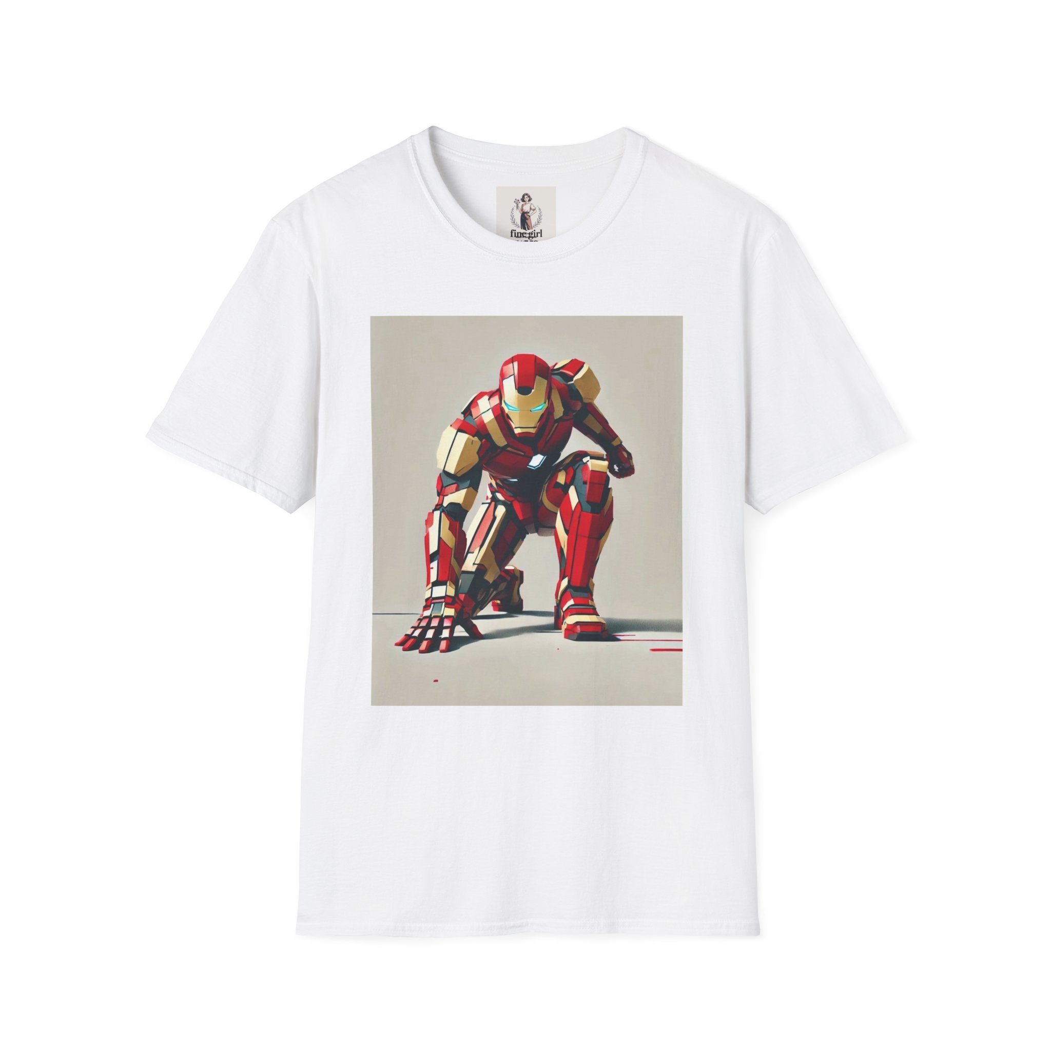 Ironman Superhero Marvel Unisex Softstyle T-Shirt, Comic Book Tee, Geeky Clothing, Cosplay Costume Top