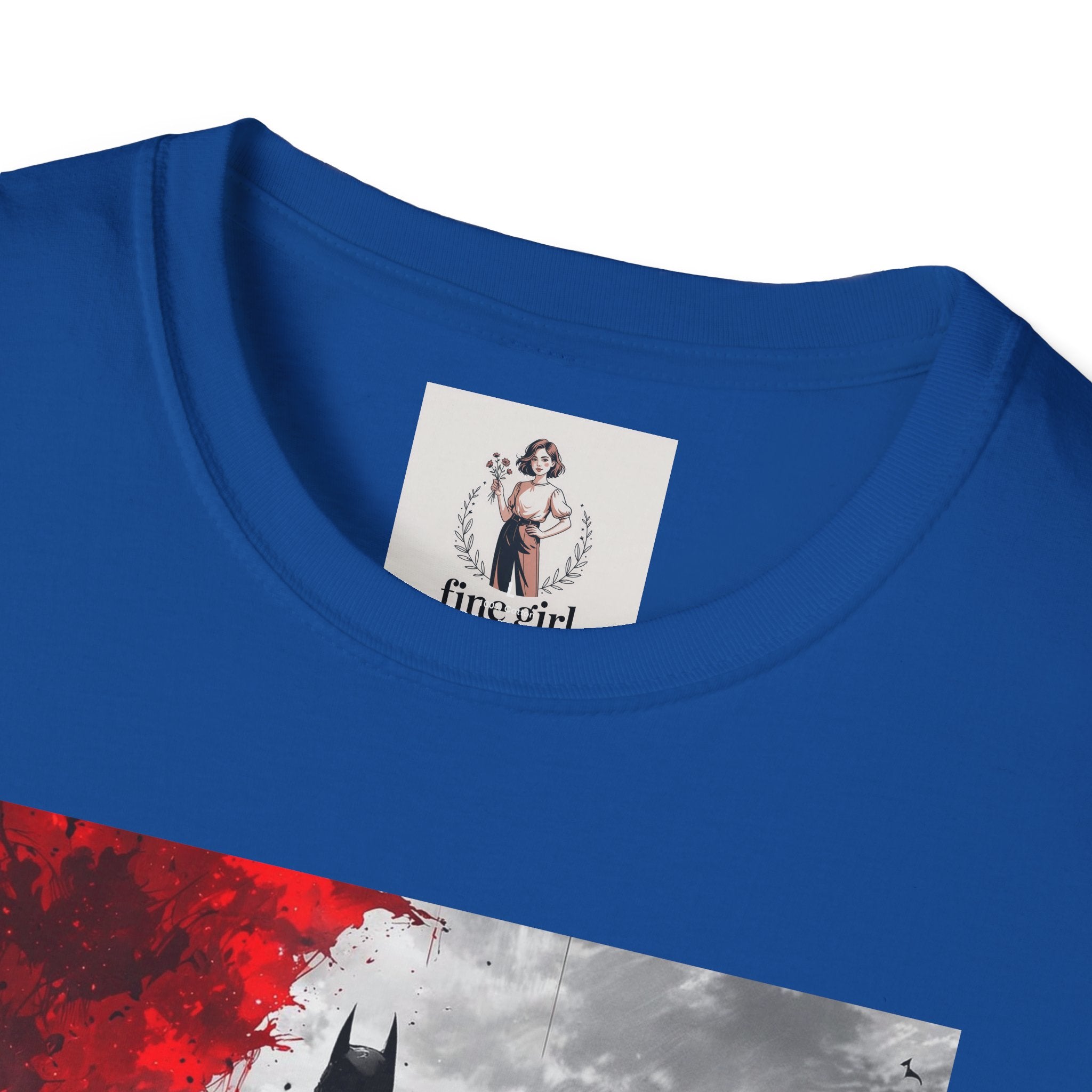 Batman Marvel Unisex Softstyle T-Shirt, Comic Book Tee, Geeky Clothing, Cosplay Costume Top