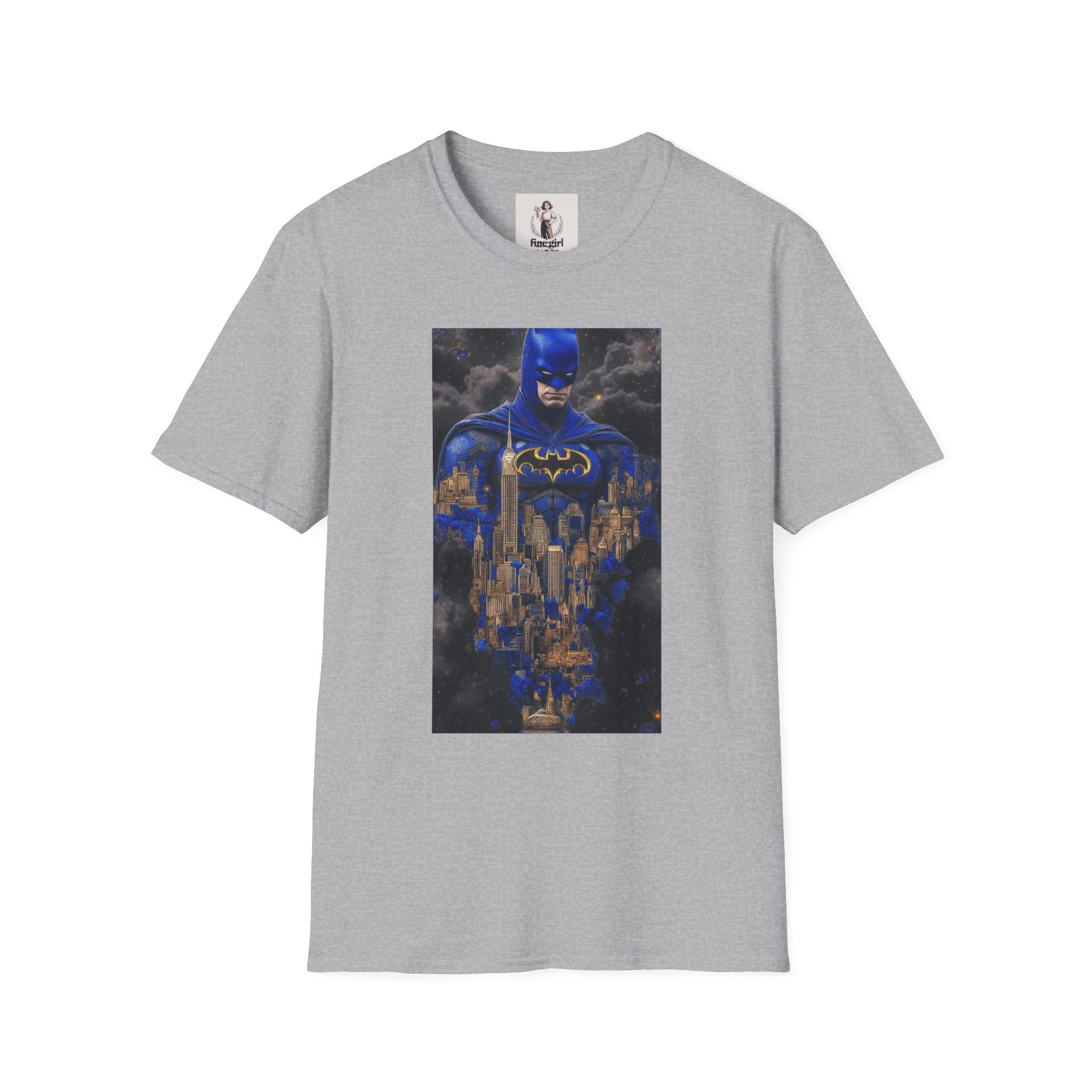 Batman Marvel Unisex Softstyle T-Shirt, Comic Book Tee, Geeky Clothing, Cosplay Costume Top