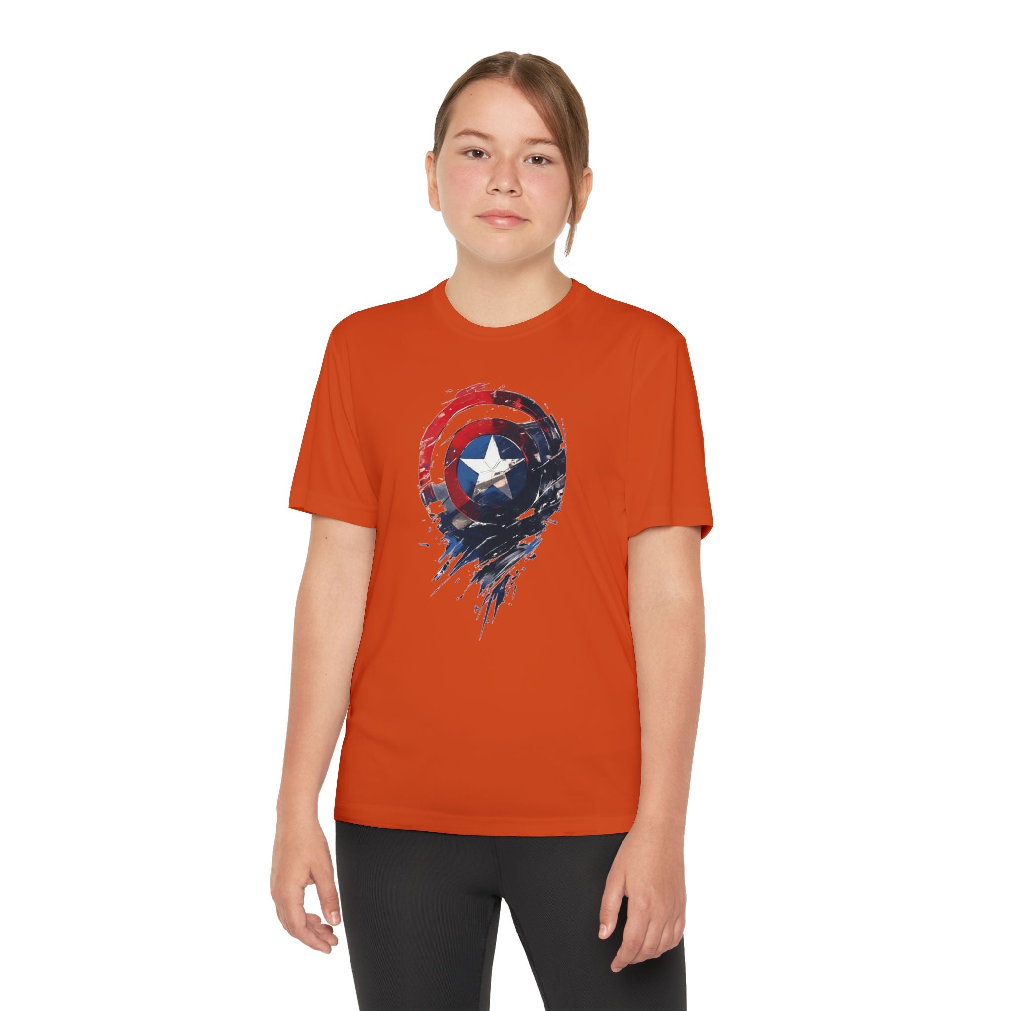 Advengers Youth T-Shirt Sports Graphic Tee, Cool Athletic Shirt for Kids