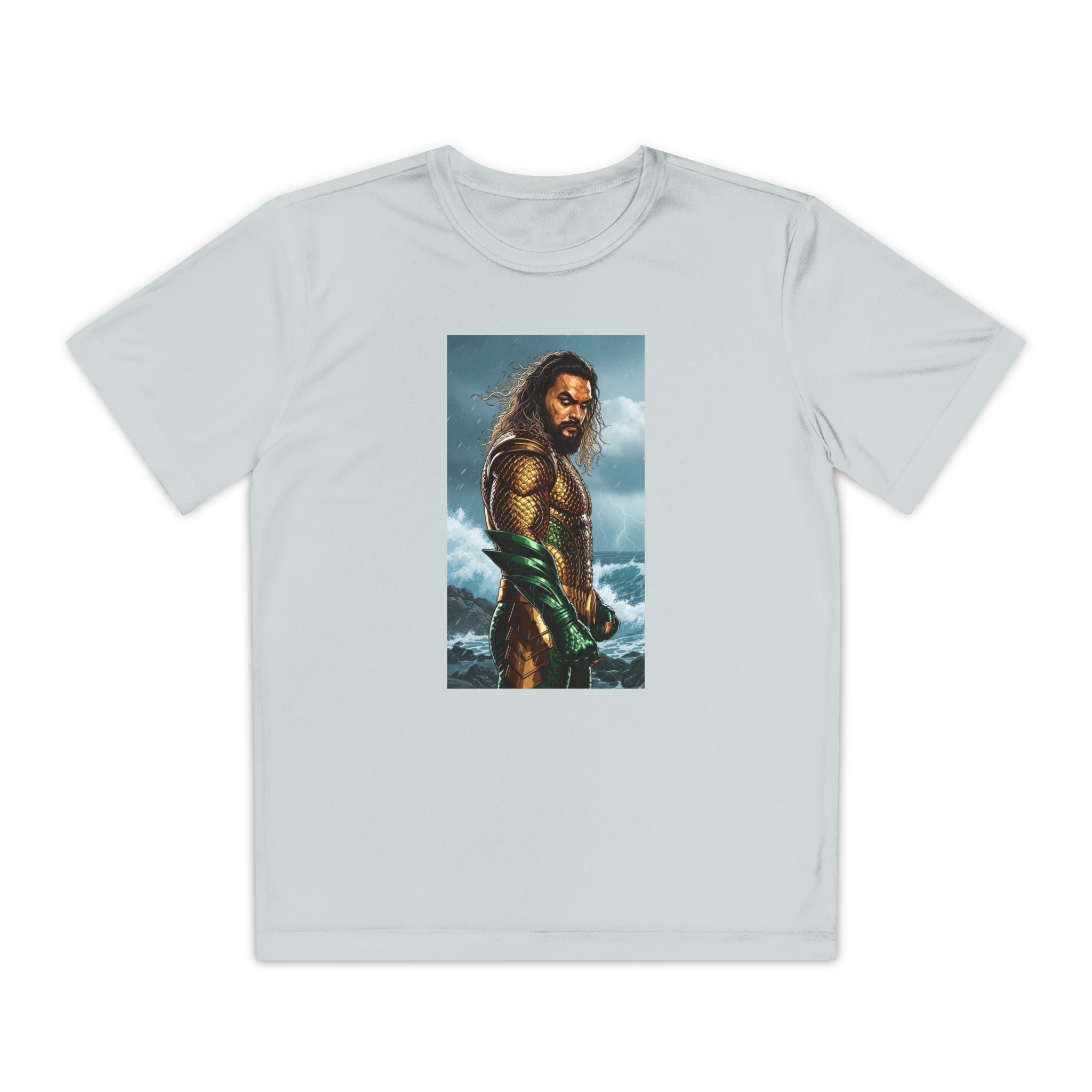 Aquaman Superhero Youth Tee, Kids Superhero Shirt, Child Aquaman T-shirt, Comic Book Tee, Superhero Fan Gift