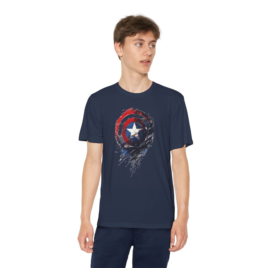 Advengers Youth T-Shirt Sports Graphic Tee, Cool Athletic Shirt for Kids